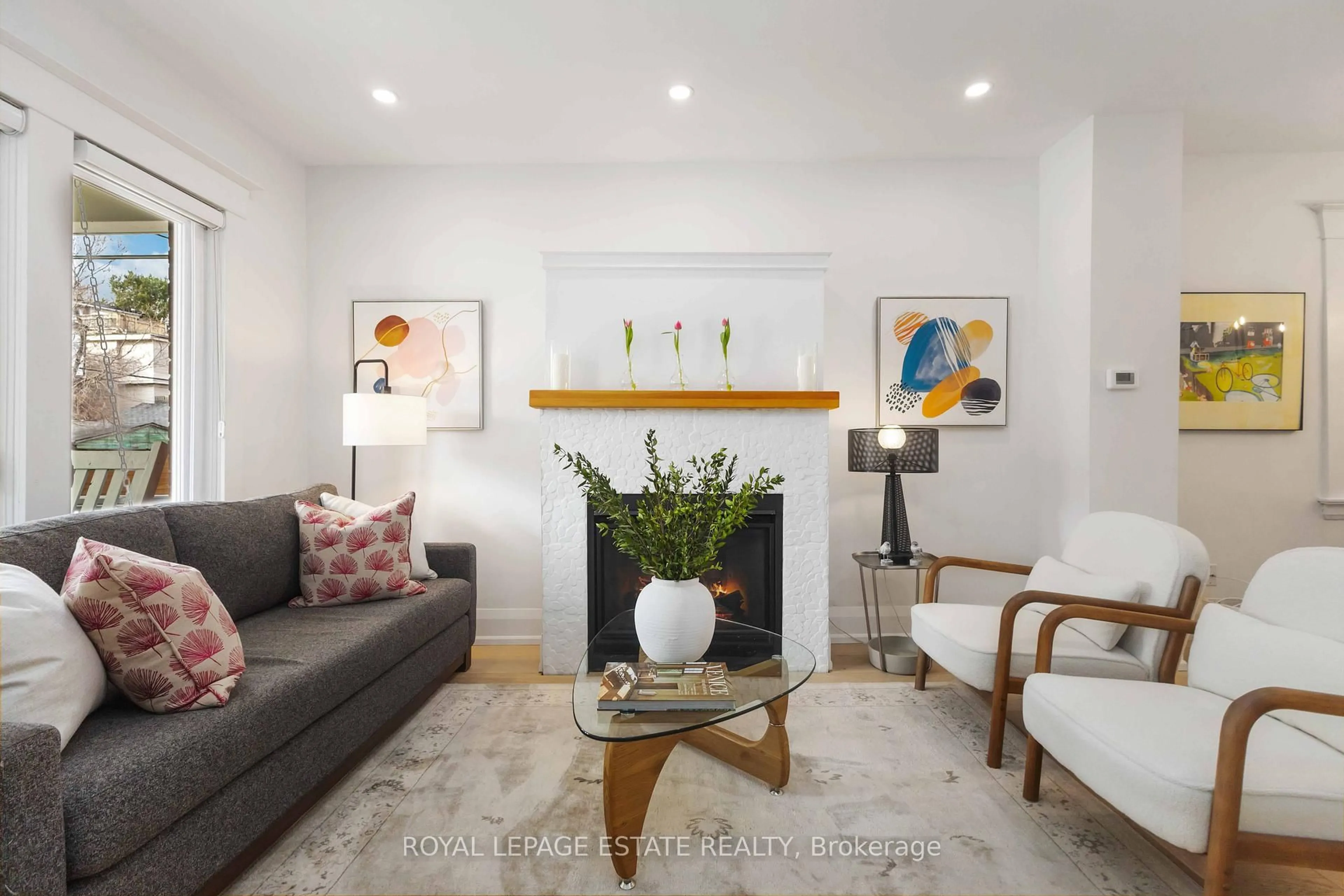 Living room with furniture, unknown for 42 Chatham Ave, Toronto Ontario M4J 1K6