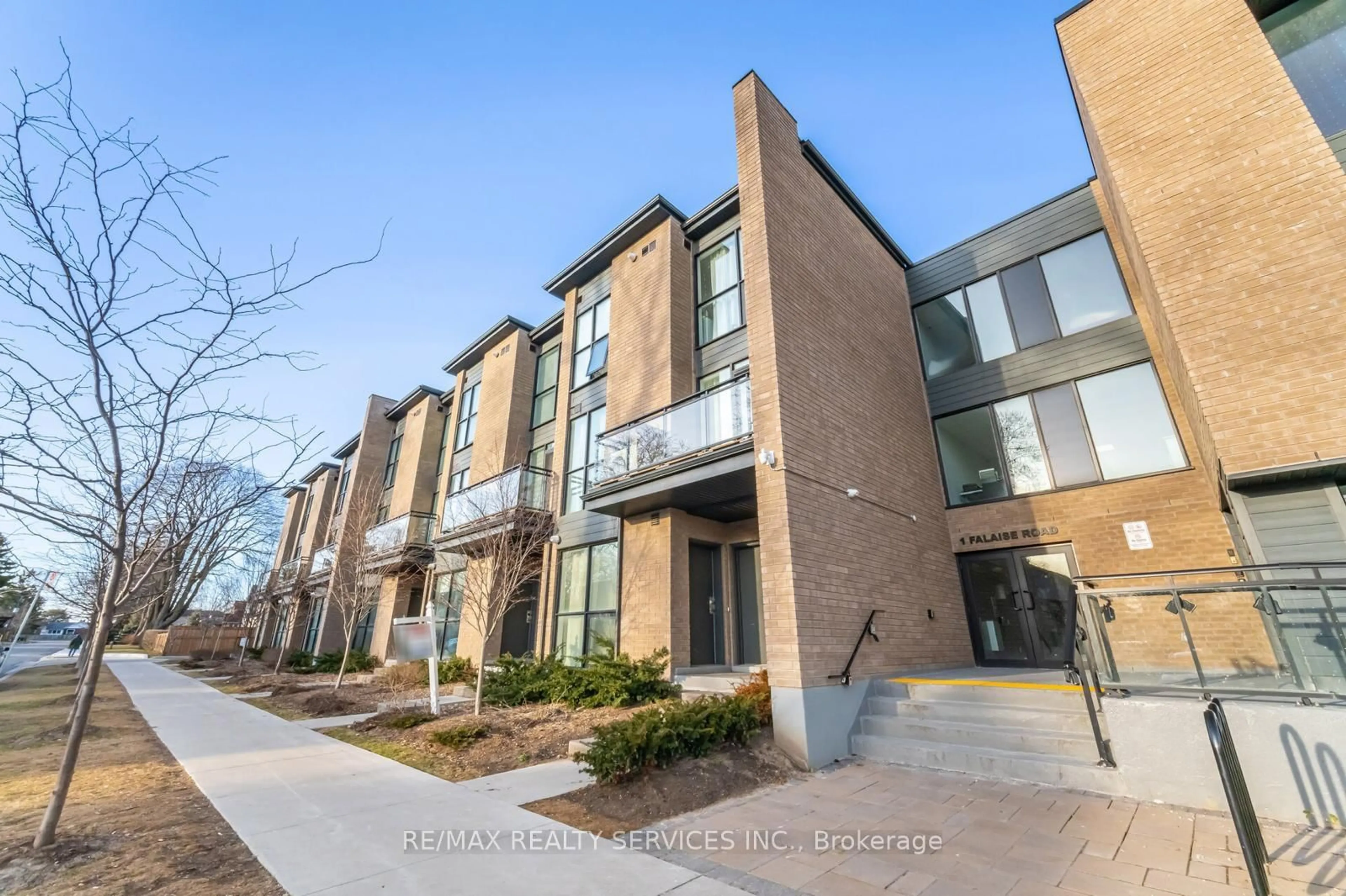 Home with brick exterior material, street for C-3 Falaise Rd, Toronto Ontario M1E 0C5