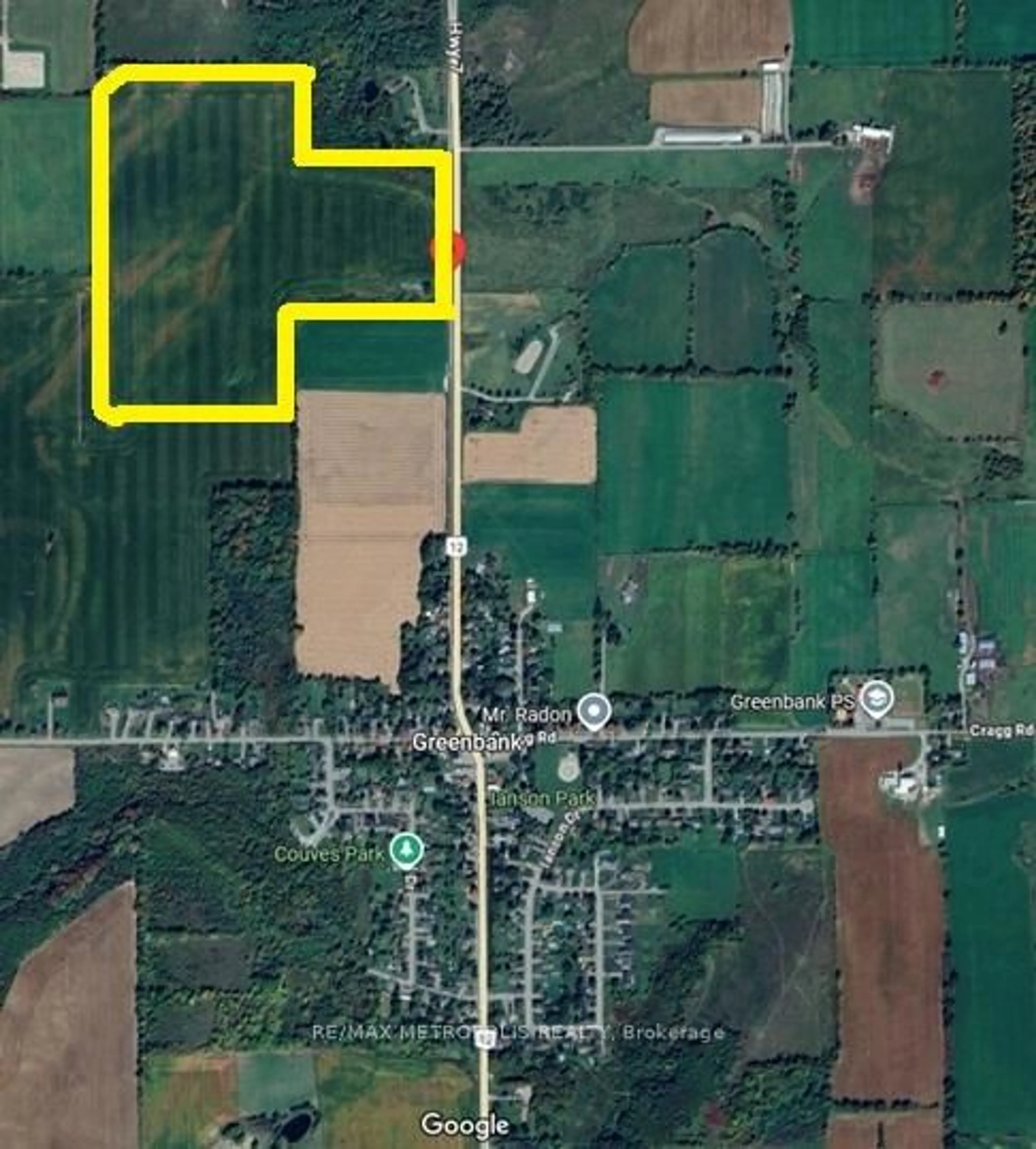 Picture of a map for 20600 Highway 12 N/A, Scugog Ontario L0C 1B0