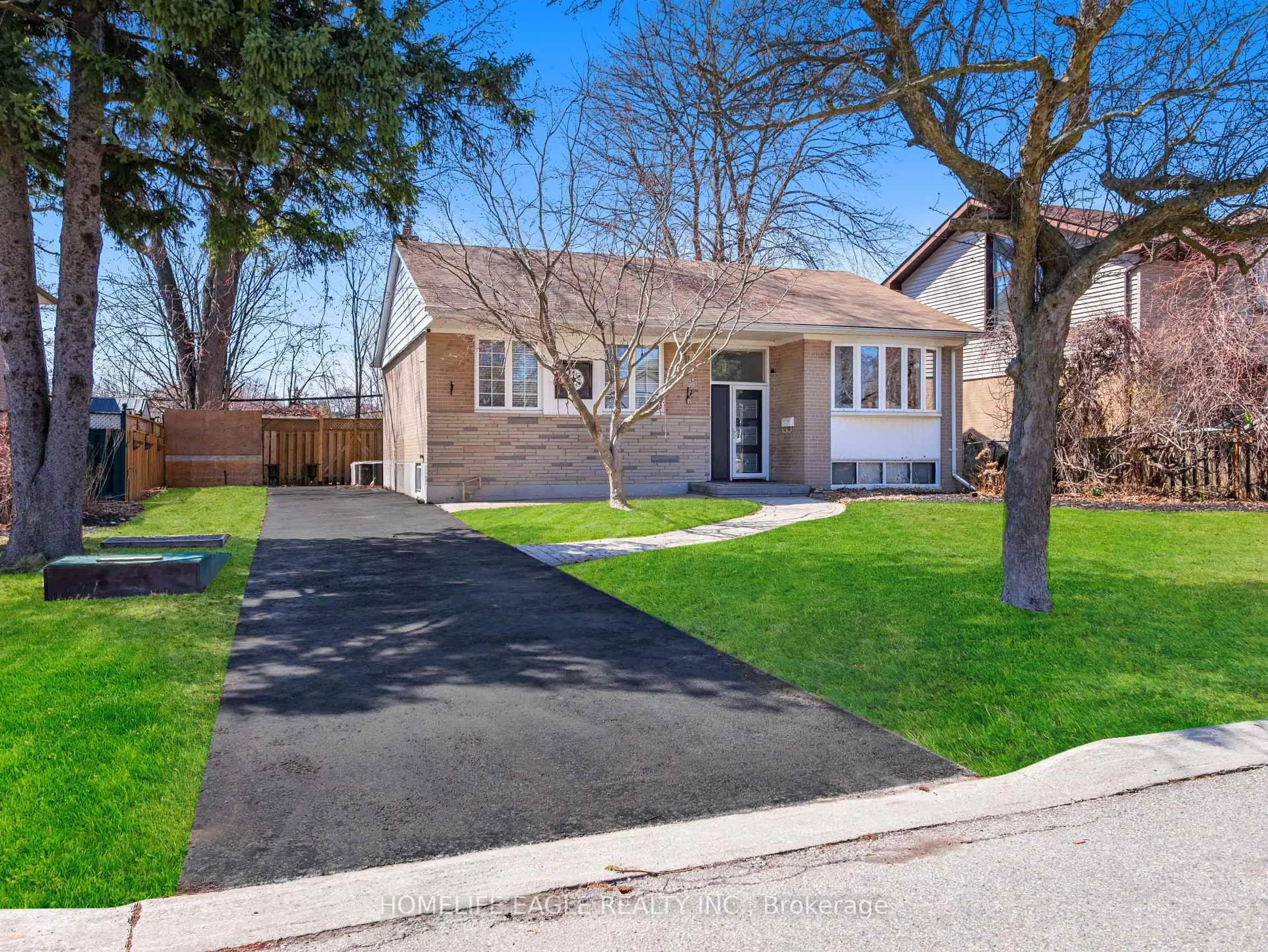 Home with brick exterior material, street for 3 Nuffield Dr, Toronto Ontario M1E 1H3