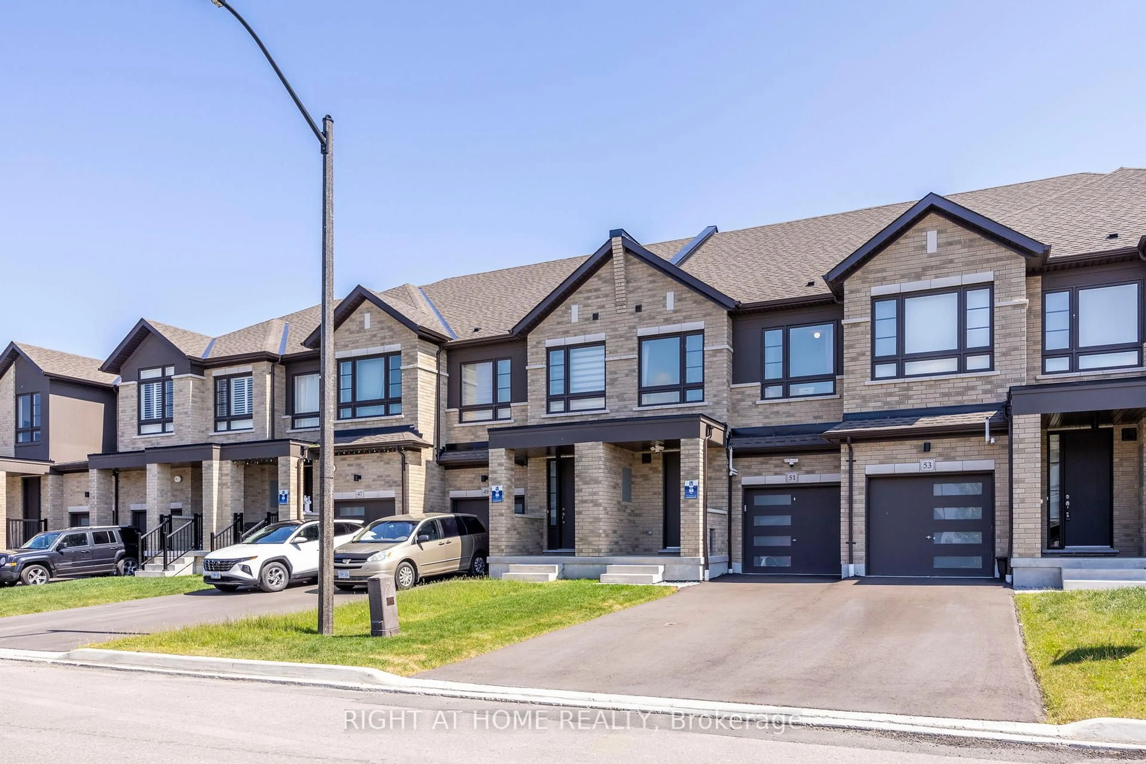 Home with brick exterior material, street for 51 Peter Hogg Crt, Whitby Ontario L1P 0N2