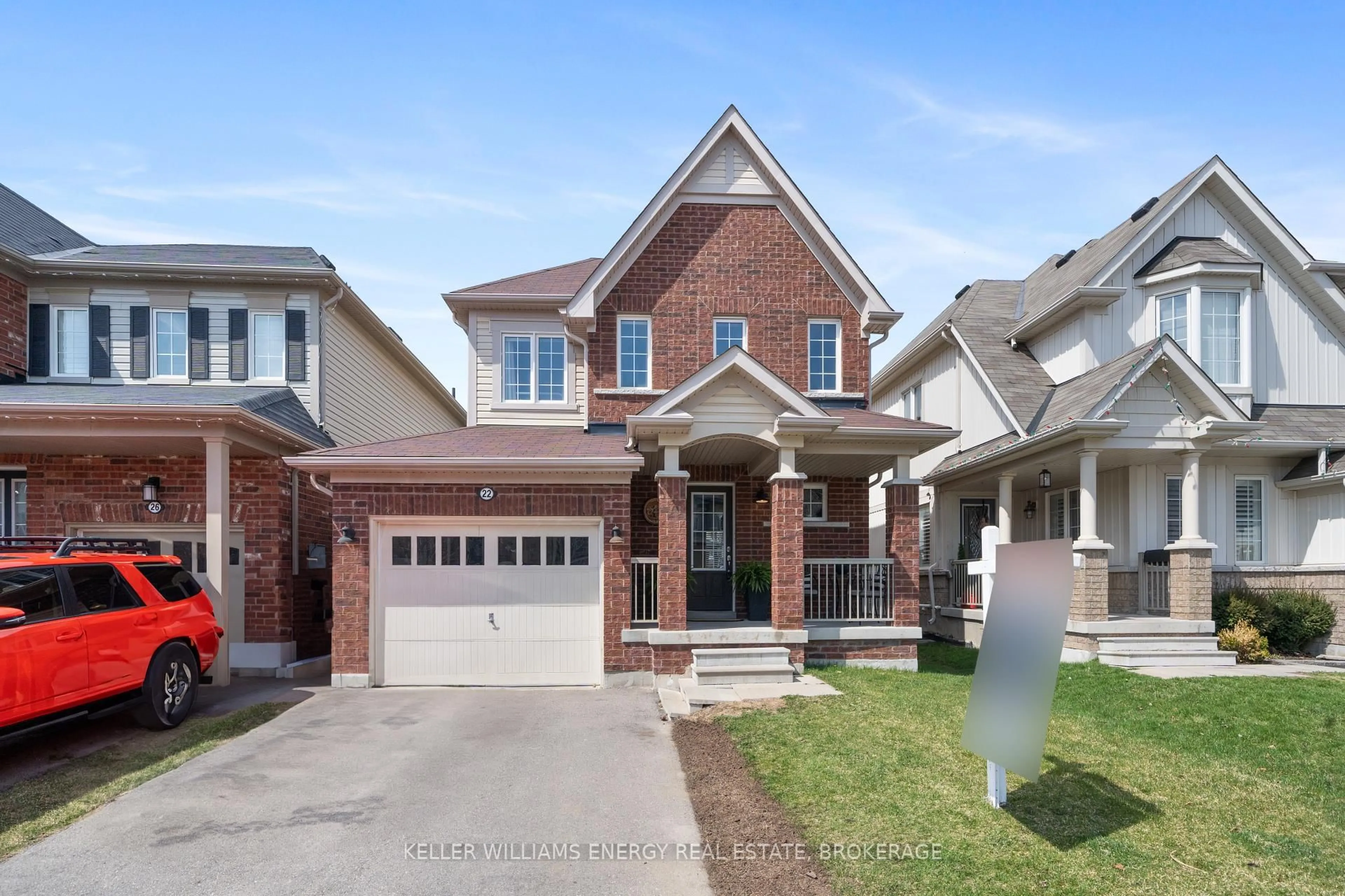 Home with brick exterior material, street for 22 Carey Lane, Clarington Ontario L1C 0P2