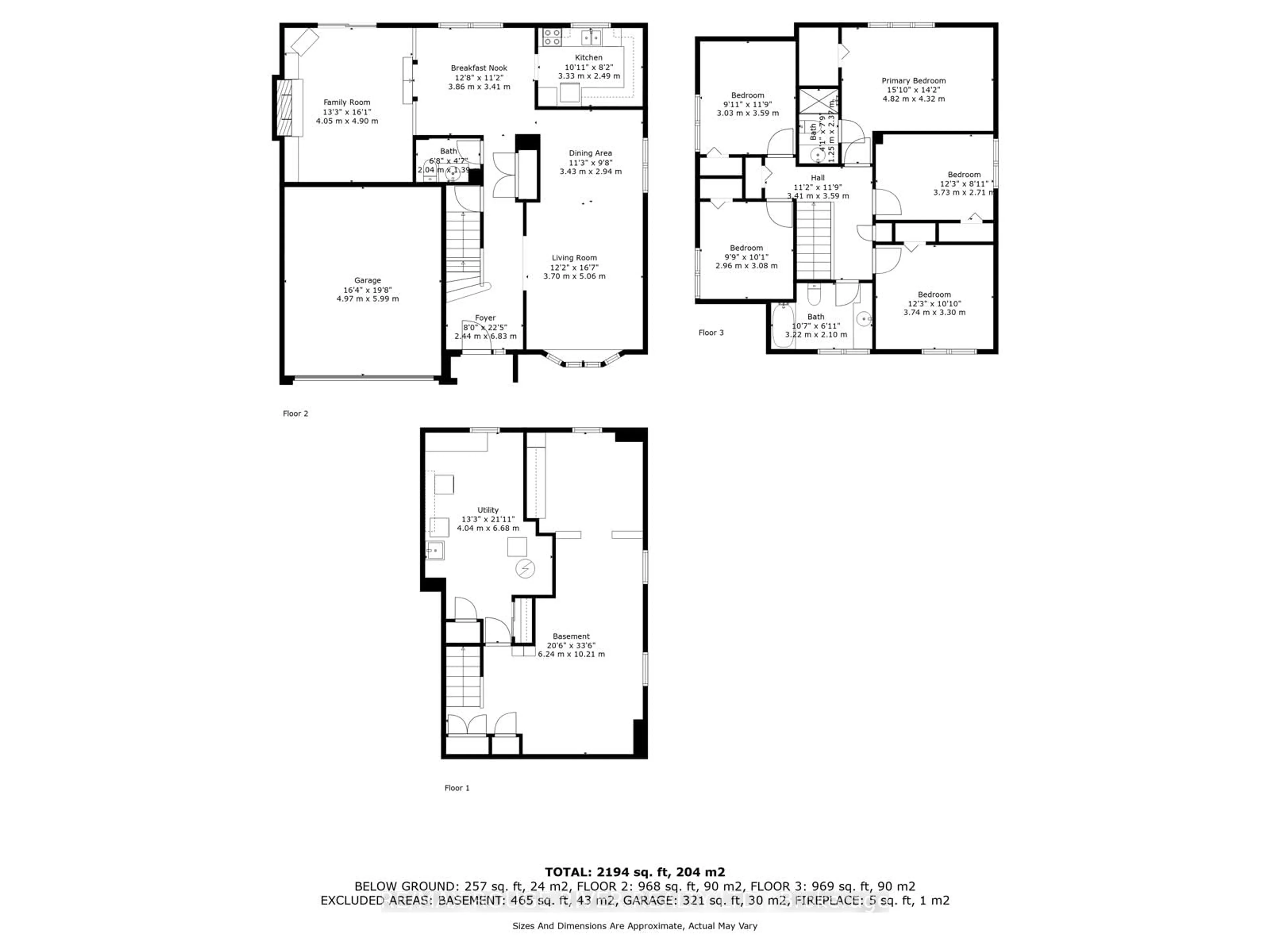 Floor plan for 30 Elkwood Dr, Toronto Ontario M1C 2C1