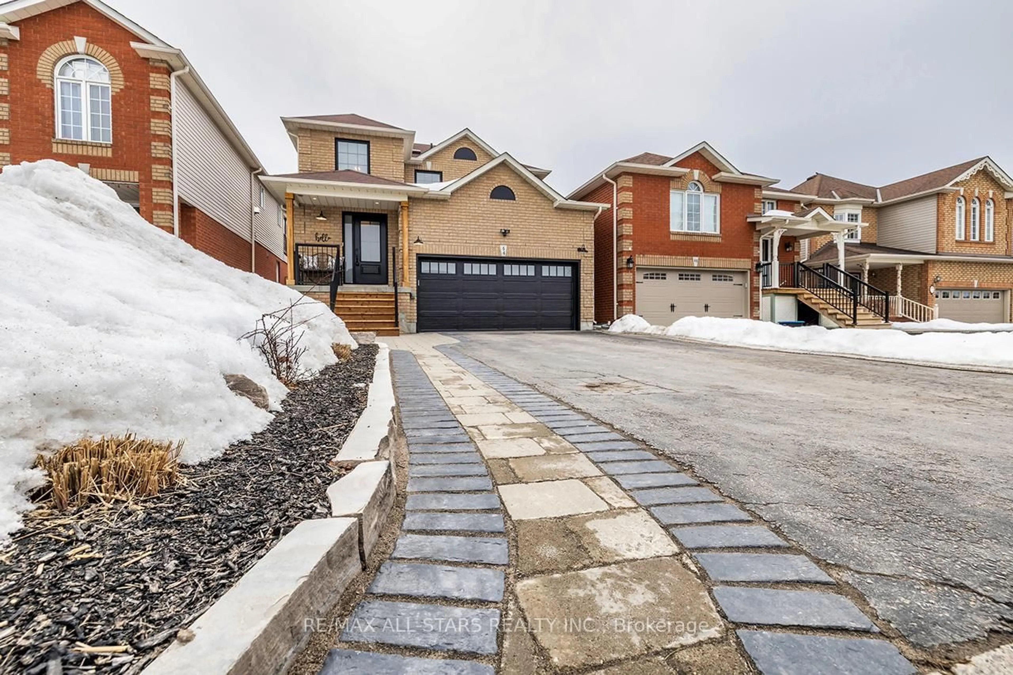 Home with brick exterior material, street for 64 Brandon Rd, Scugog Ontario L9L 1S8