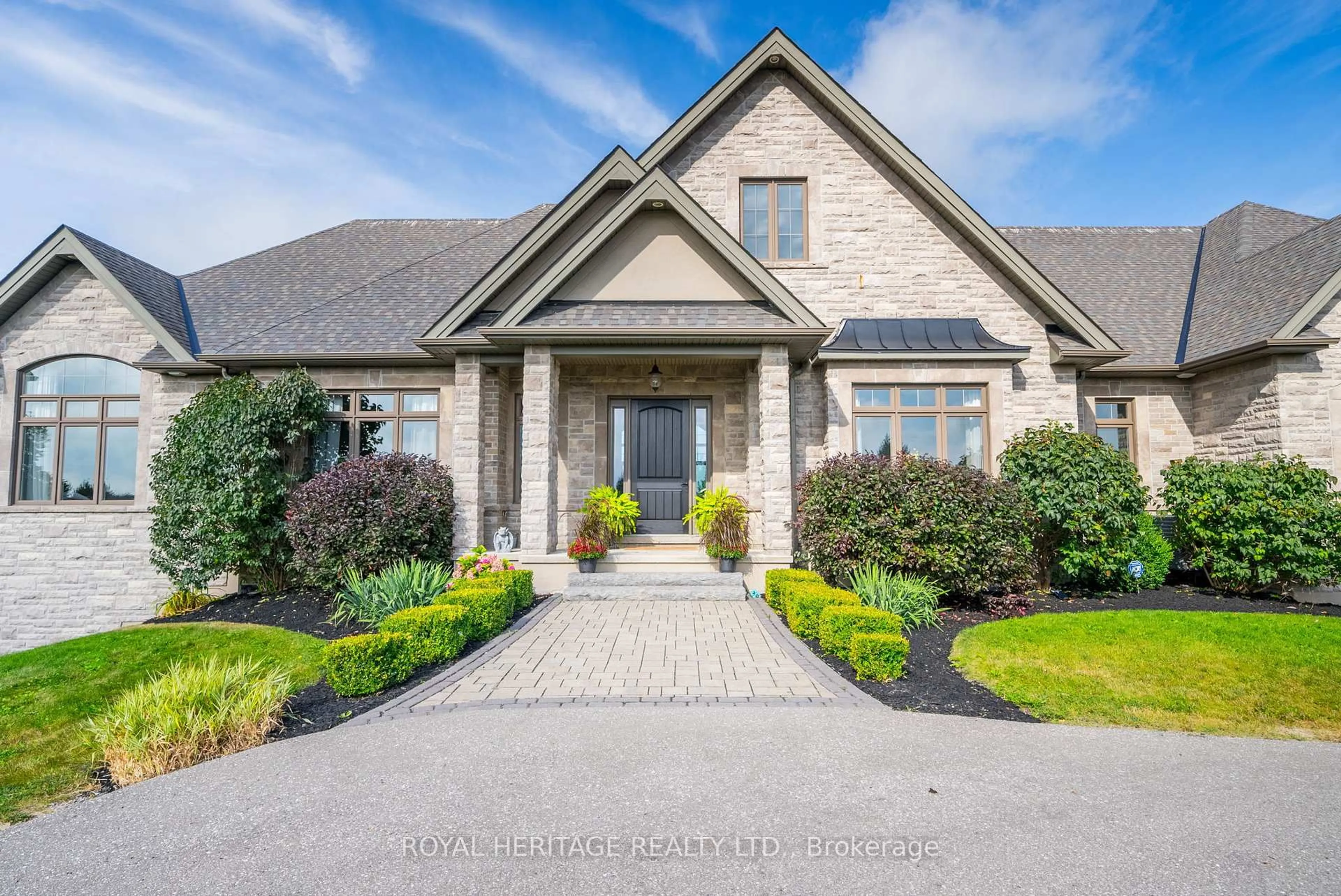 Home with brick exterior material, street for 111 Cawkers Cove Rd, Scugog Ontario L9L 1R6