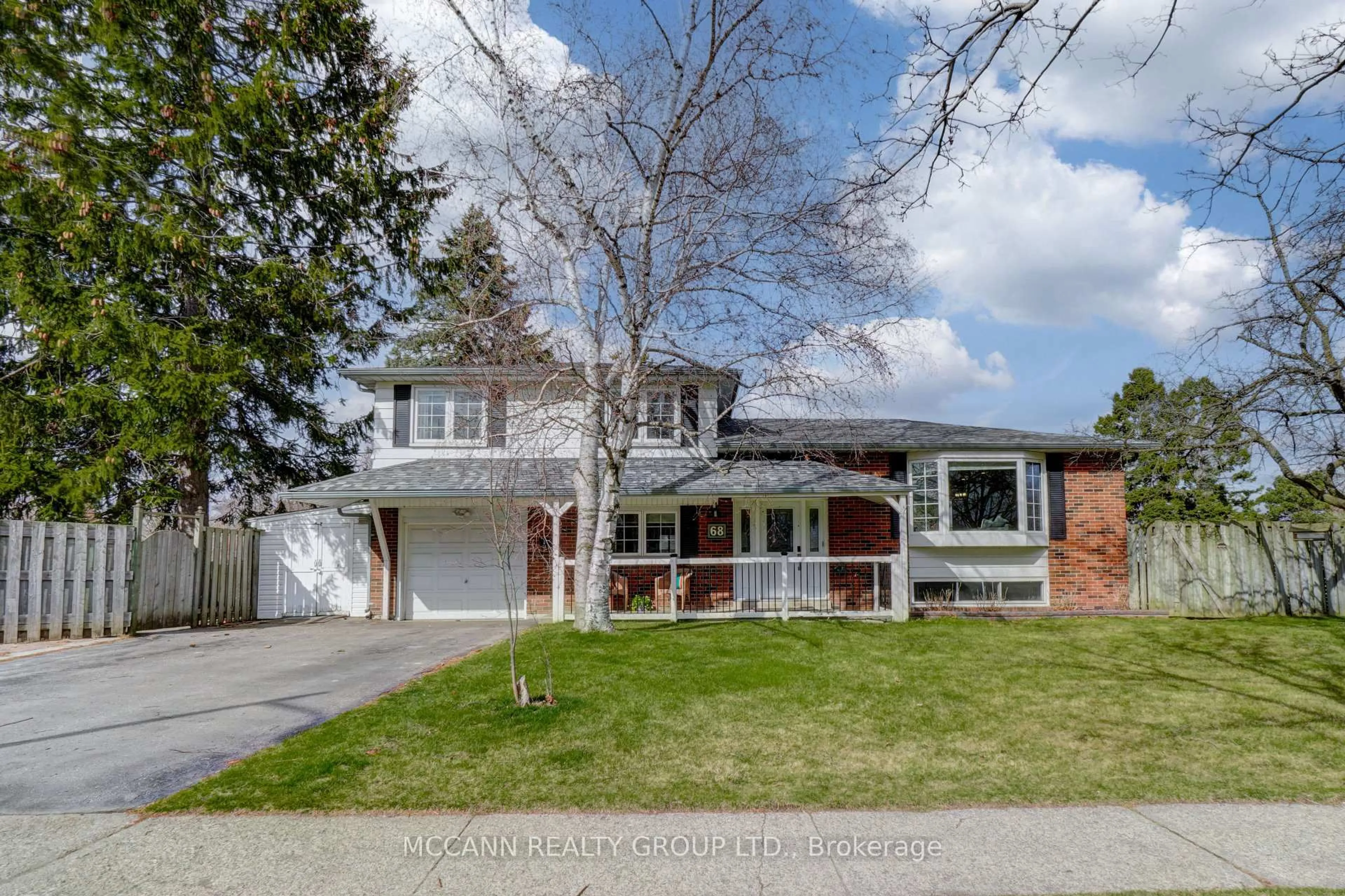 Home with vinyl exterior material, street for 68 Dreyer Dr, Ajax Ontario L1S 1J5