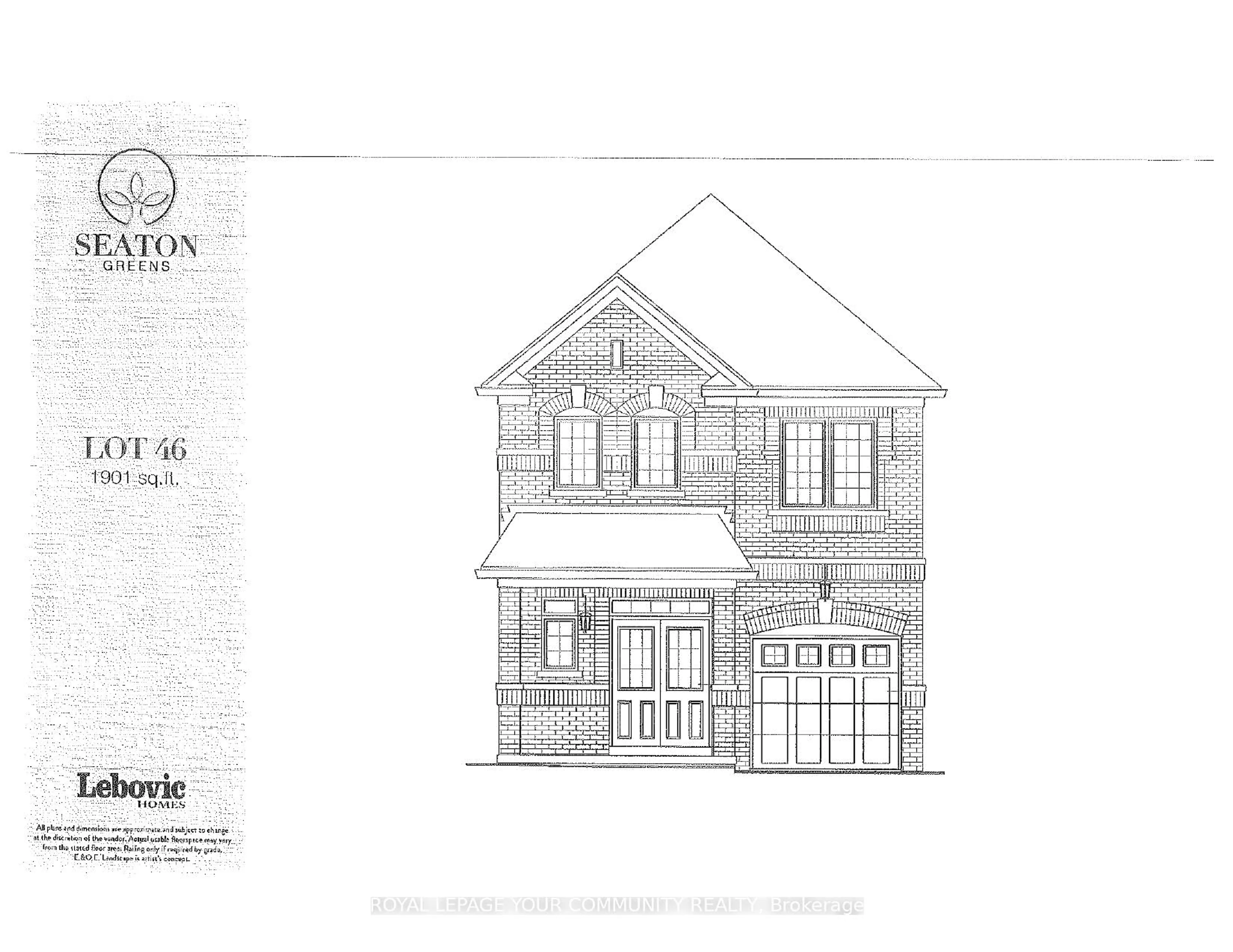 Floor plan for 2503 Athena Path, Pickering Ontario L1X 0M5