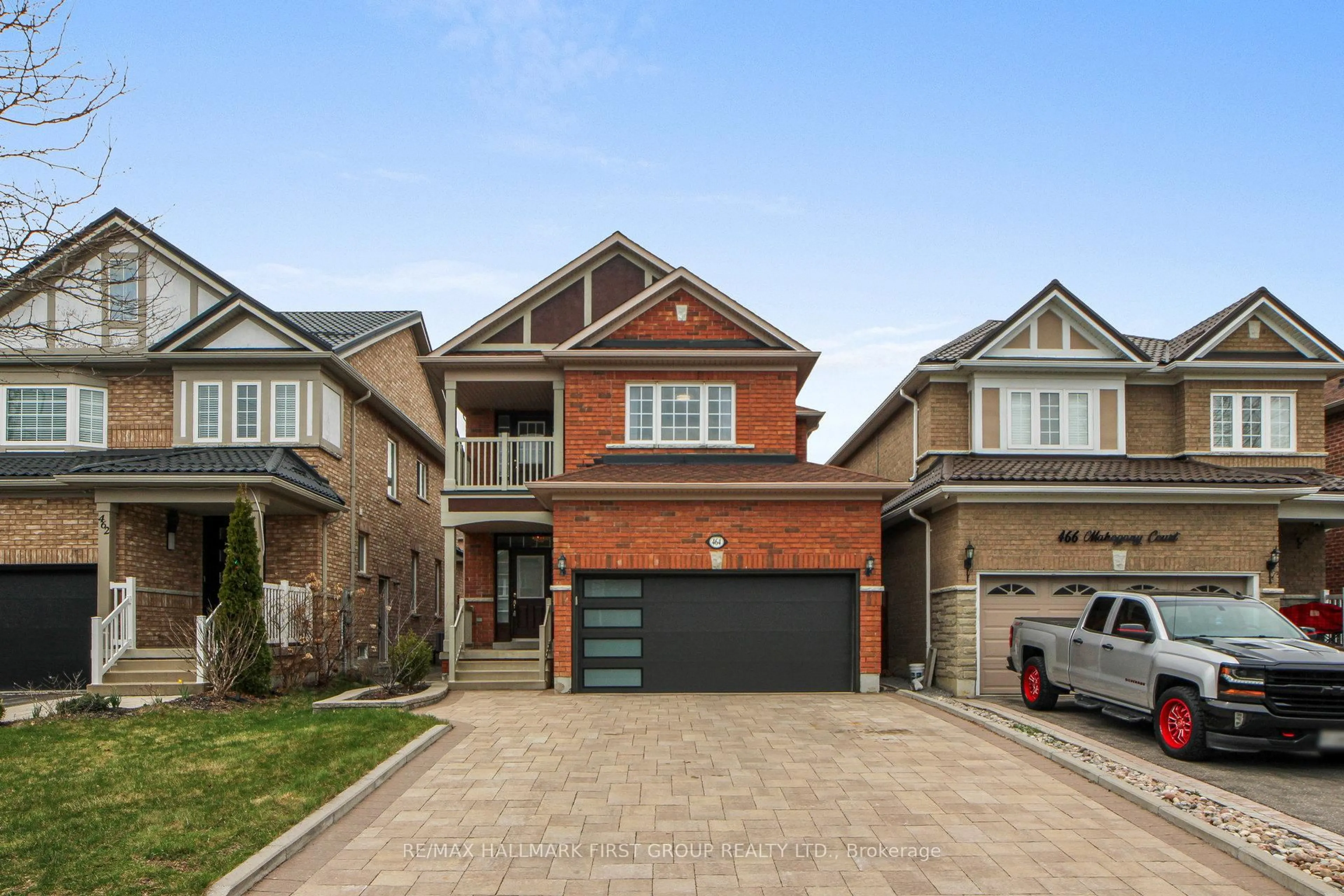 Home with brick exterior material, street for 464 Mahogany Crt, Pickering Ontario L1X 0A2