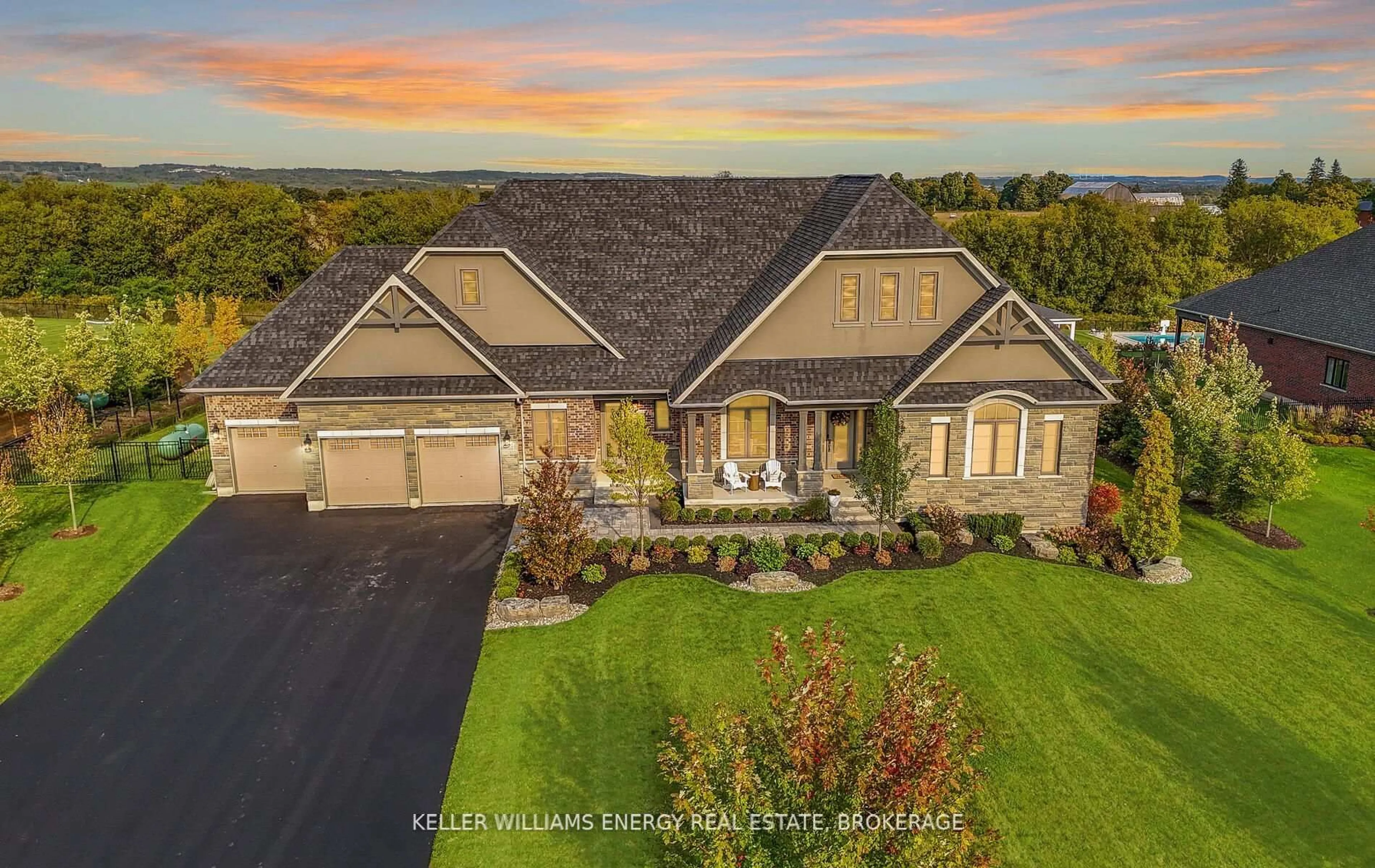 A pic from outside/outdoor area/front of a property/back of a property/a pic from drone, unknown for 42 Lionel Byam Dr, Clarington Ontario L0B 1J0