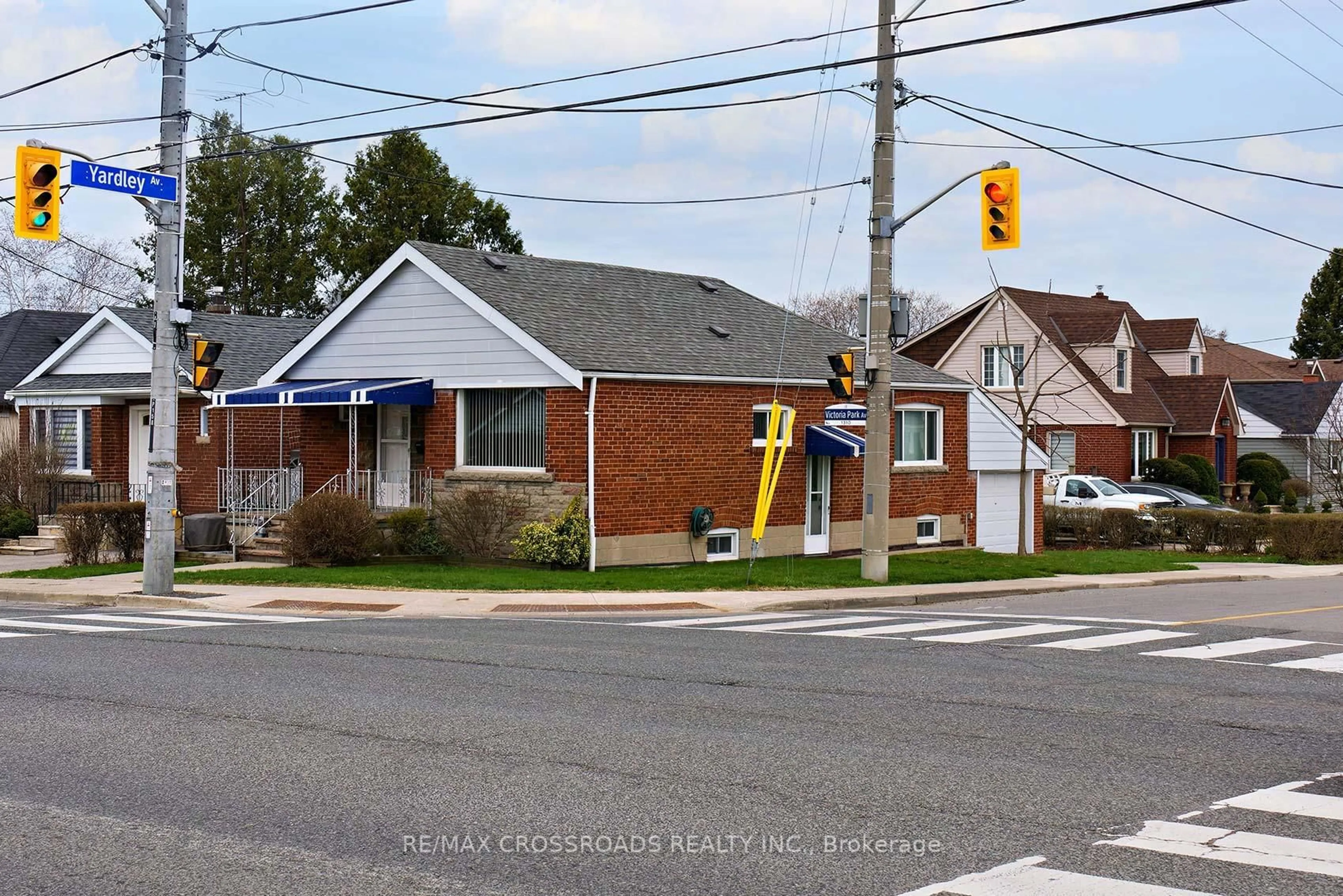 Home with brick exterior material, street for 1310 Victoria Park Ave, Toronto Ontario M4B 2L2