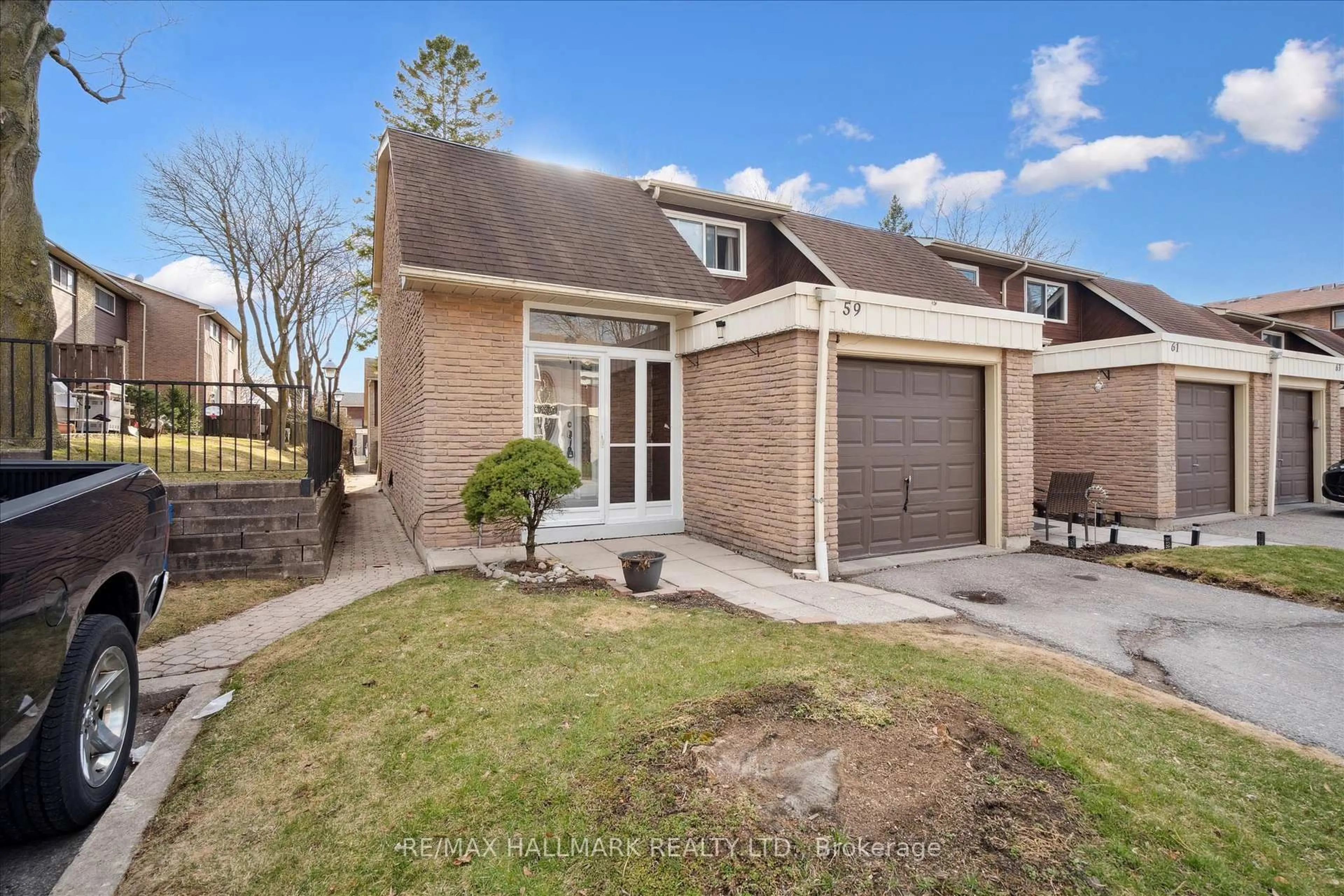 Home with brick exterior material, street for 341 Military Tr #59, Toronto Ontario M1E 4E4