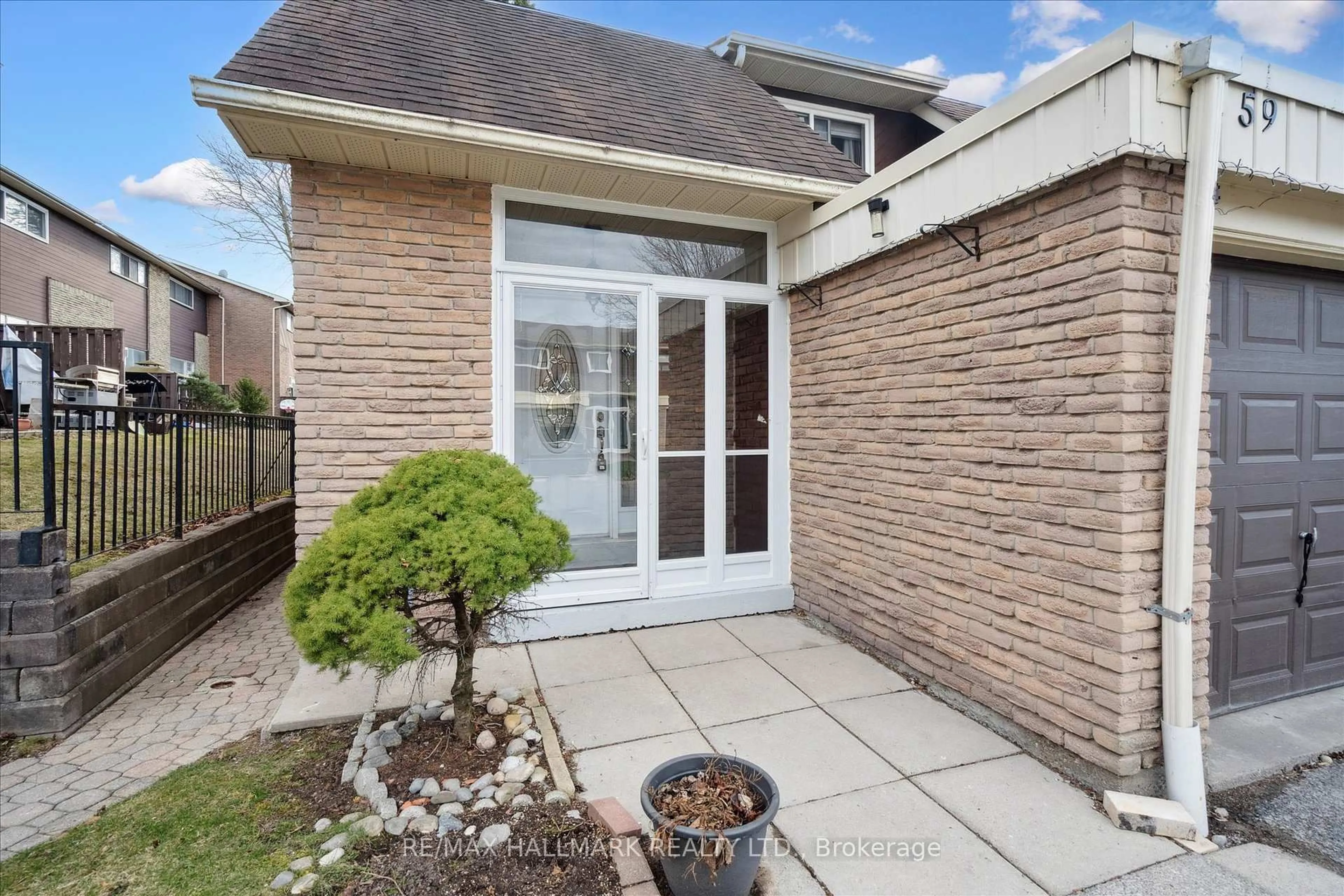 Home with brick exterior material, street for 341 Military Tr #59, Toronto Ontario M1E 4E4