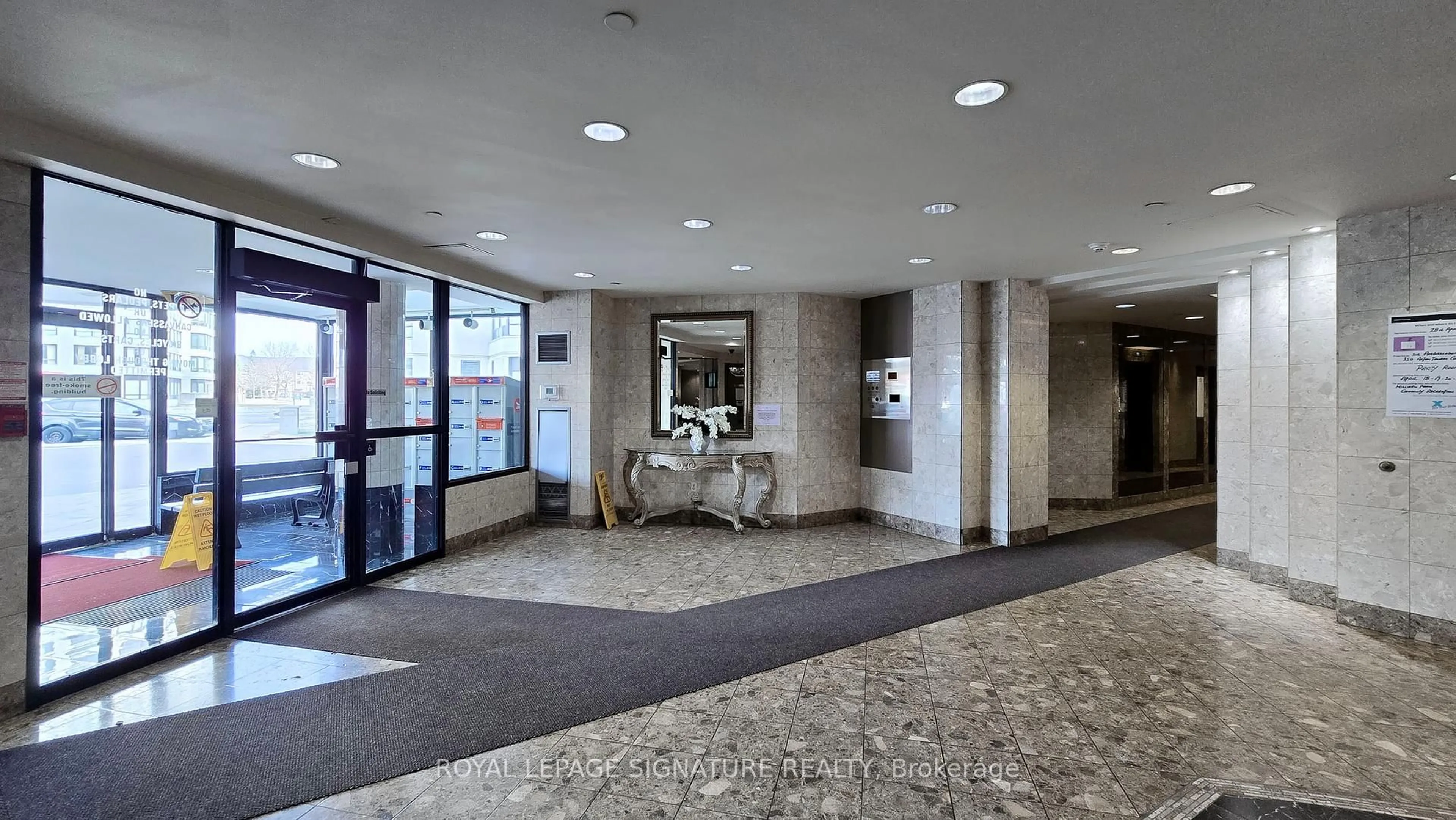 Lobby for 350 Alton Towers Circ #513, Toronto Ontario M1V 5E3