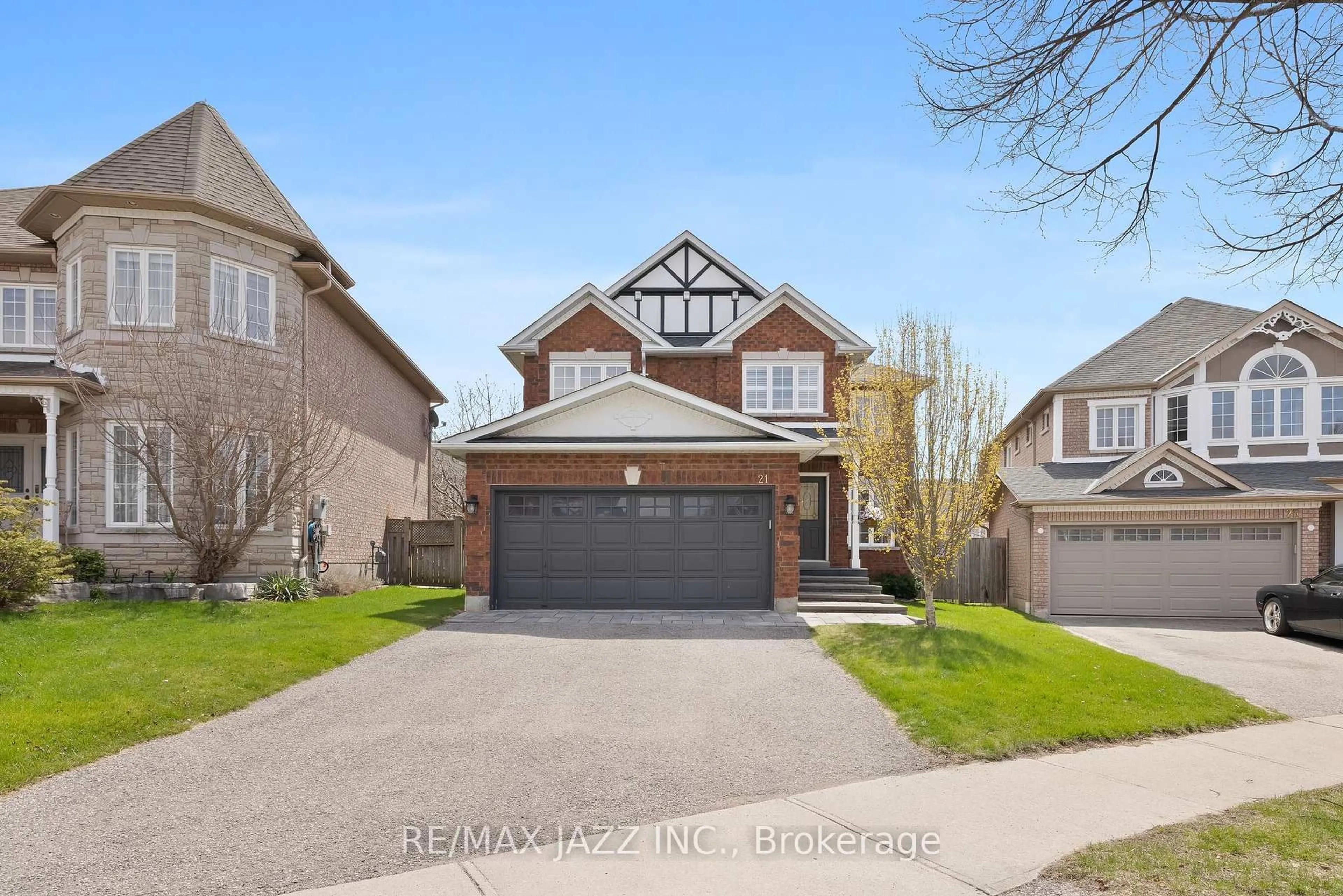 Home with brick exterior material, street for 21 Mortimer Cres, Ajax Ontario L1T 3Y2