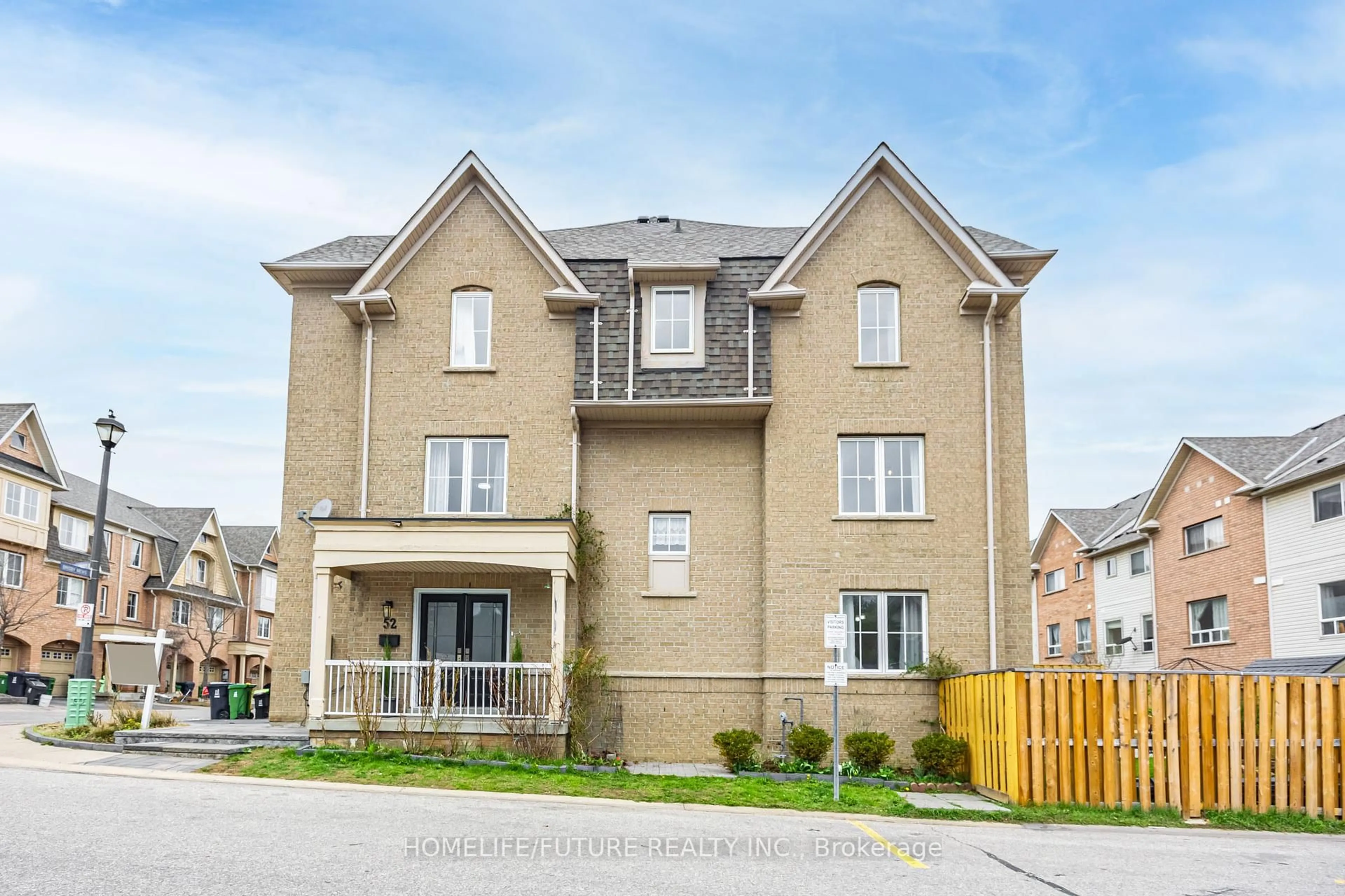 Home with brick exterior material, street for 52 Kiriakou St #58, Toronto Ontario M1P 5H3