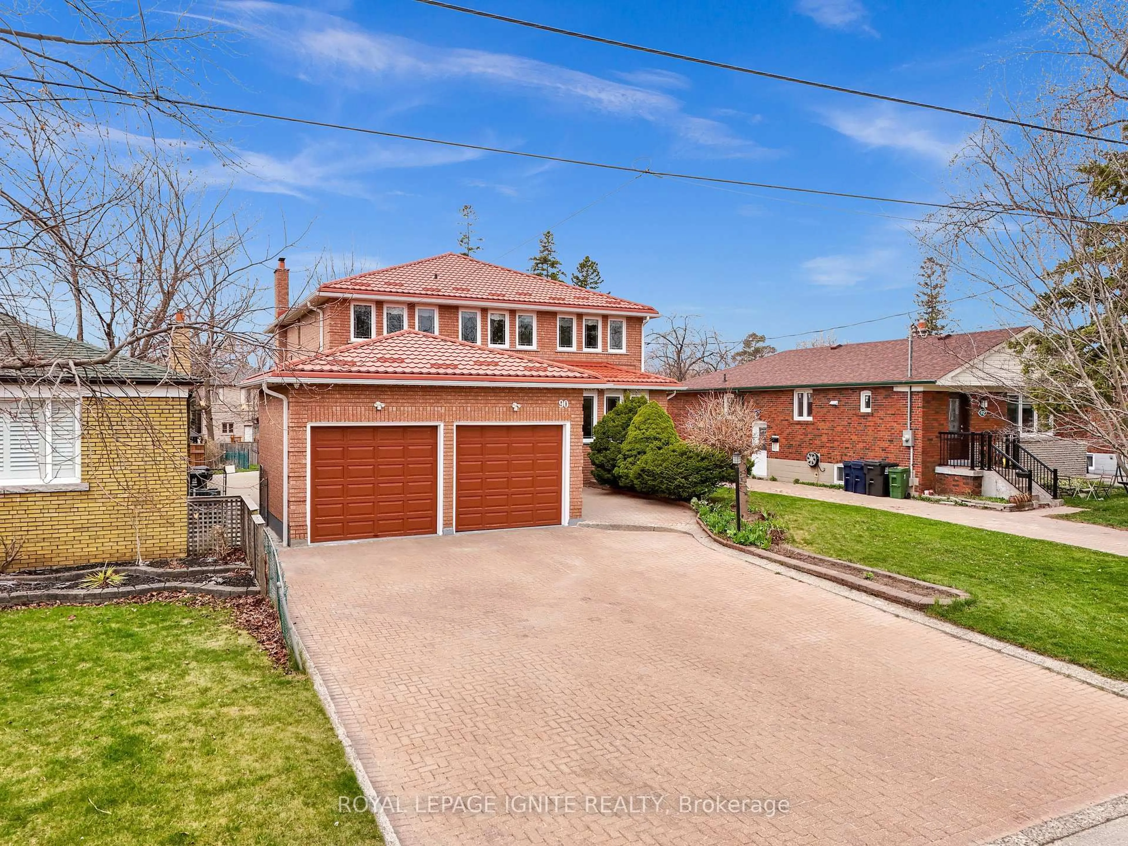 Home with brick exterior material, street for 90 Cleta Dr, Toronto Ontario M1K 3G7