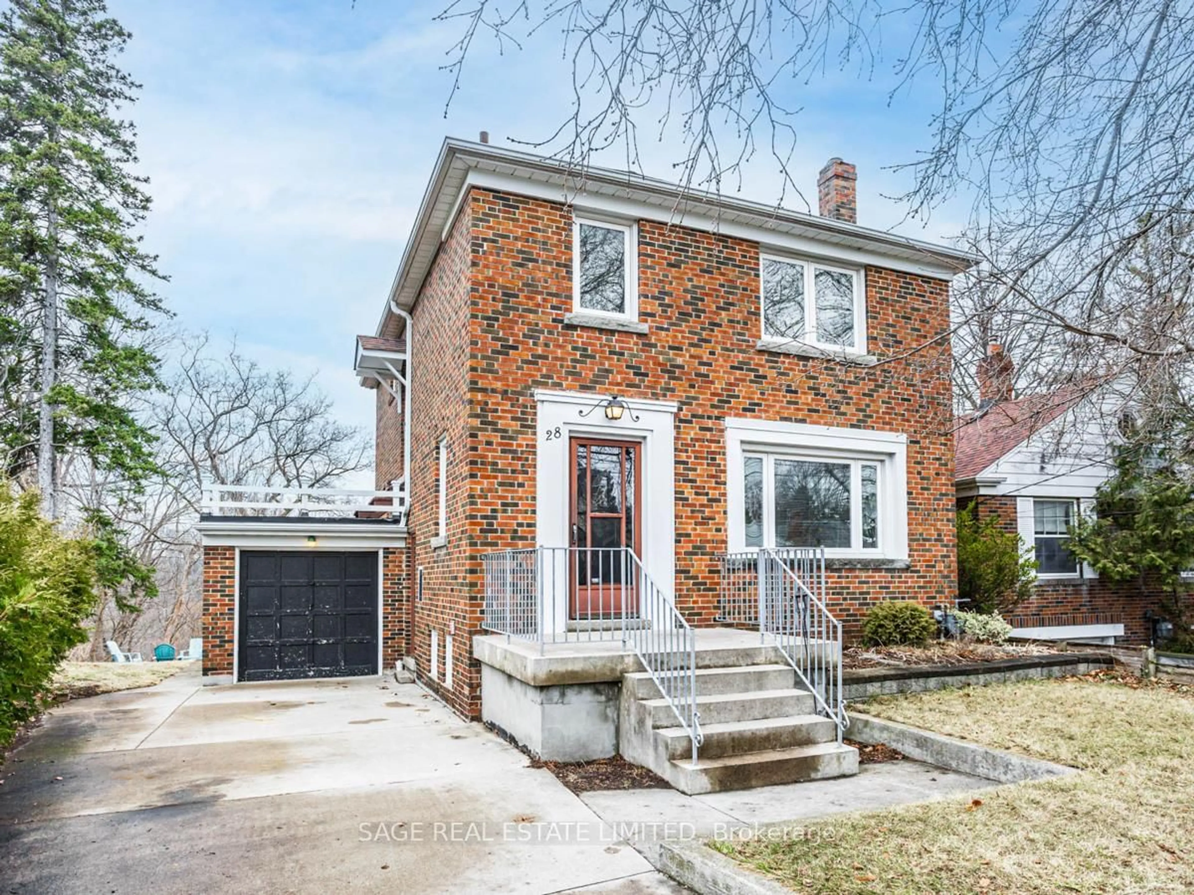 Home with brick exterior material, street for 28 Barbara Cres, Toronto Ontario M4C 3B2