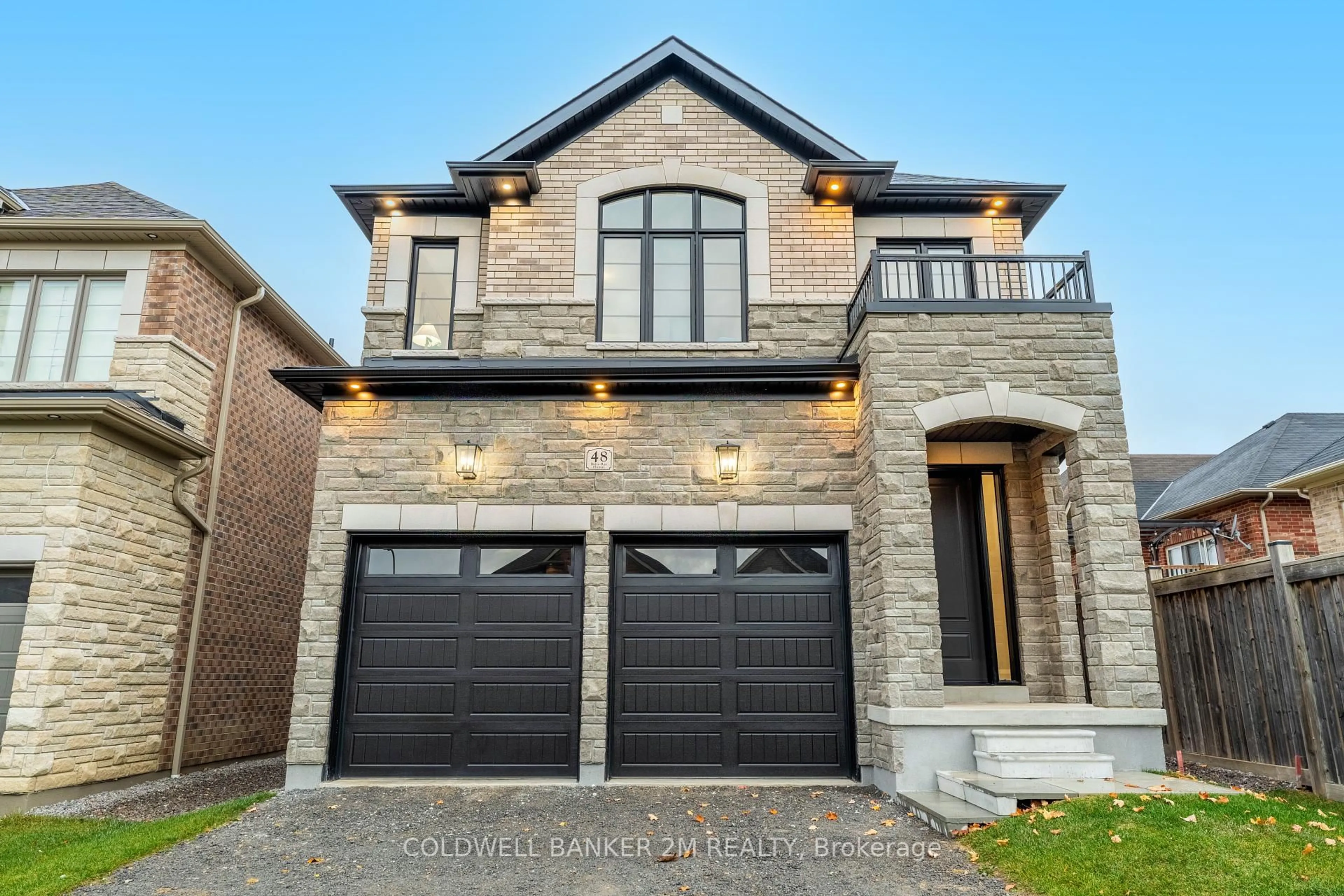 Home with brick exterior material, street for 48 St. Augustine Dr, Whitby Ontario L1M 0L7