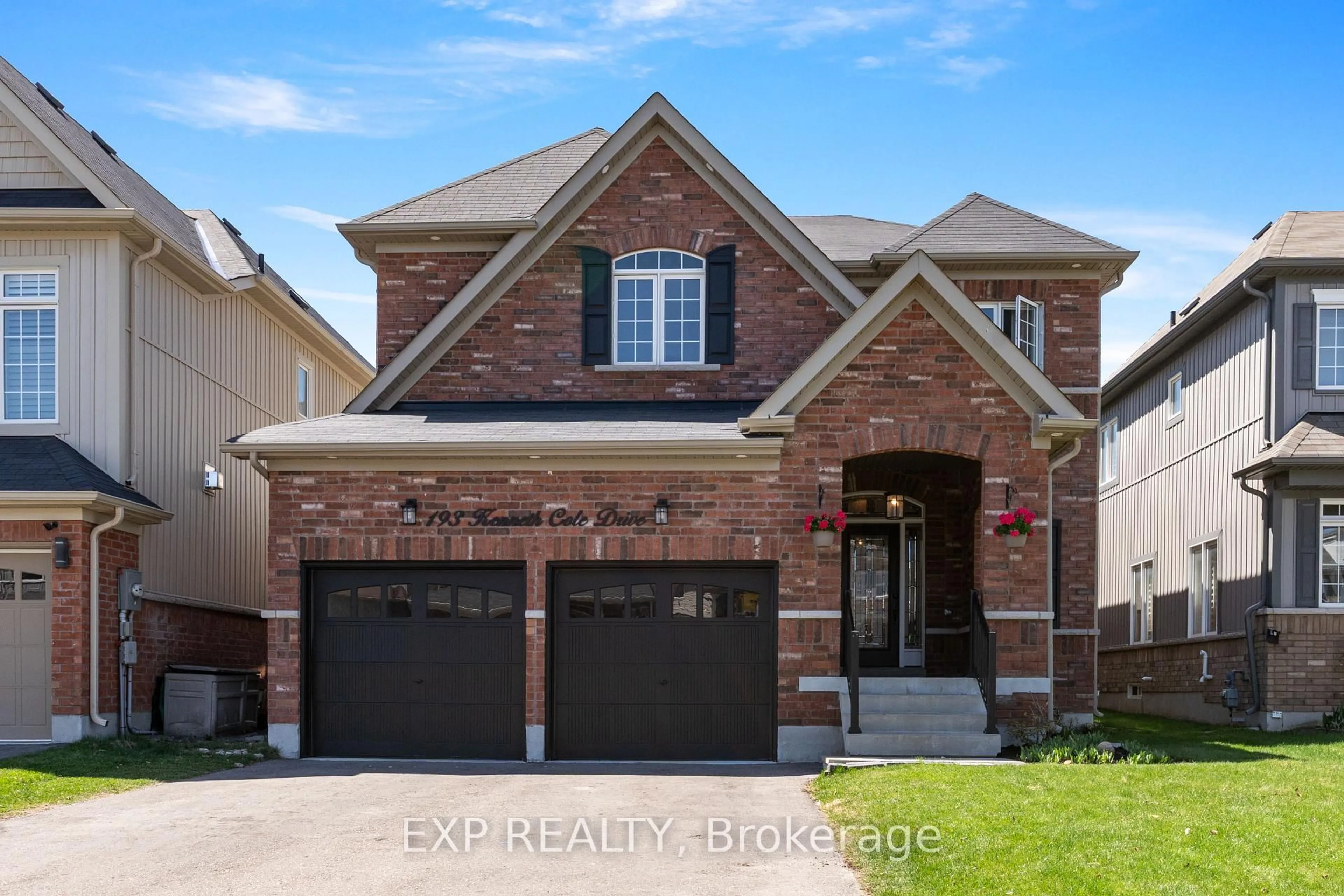 Home with brick exterior material, street for 193 Kenneth Cole Dr, Clarington Ontario L1C 0S6