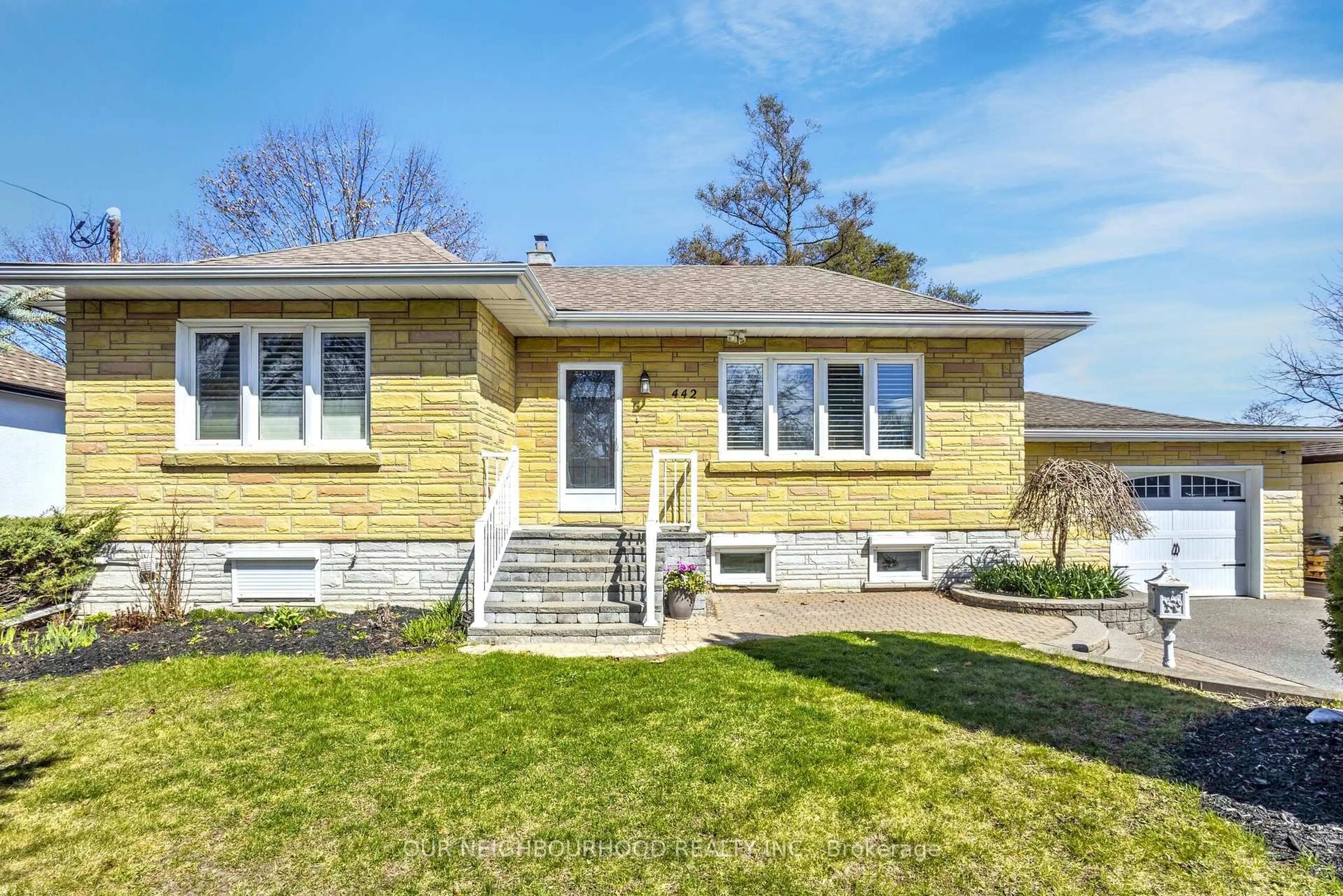 Home with brick exterior material, street for 442 Ridgeway Ave, Oshawa Ontario L1J 2V7