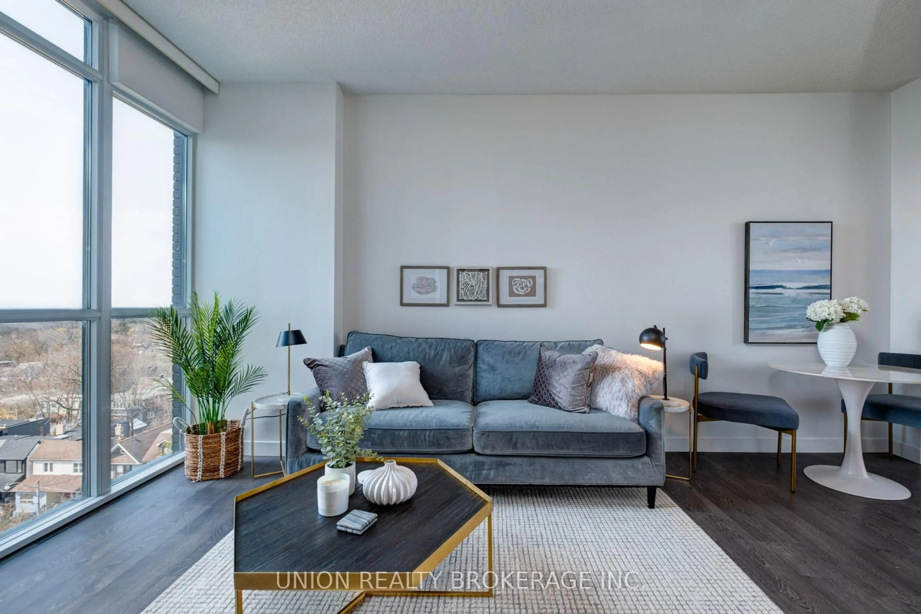Living room with furniture, unknown for 2055 Danforth Ave #802, Toronto Ontario M4C 1J8