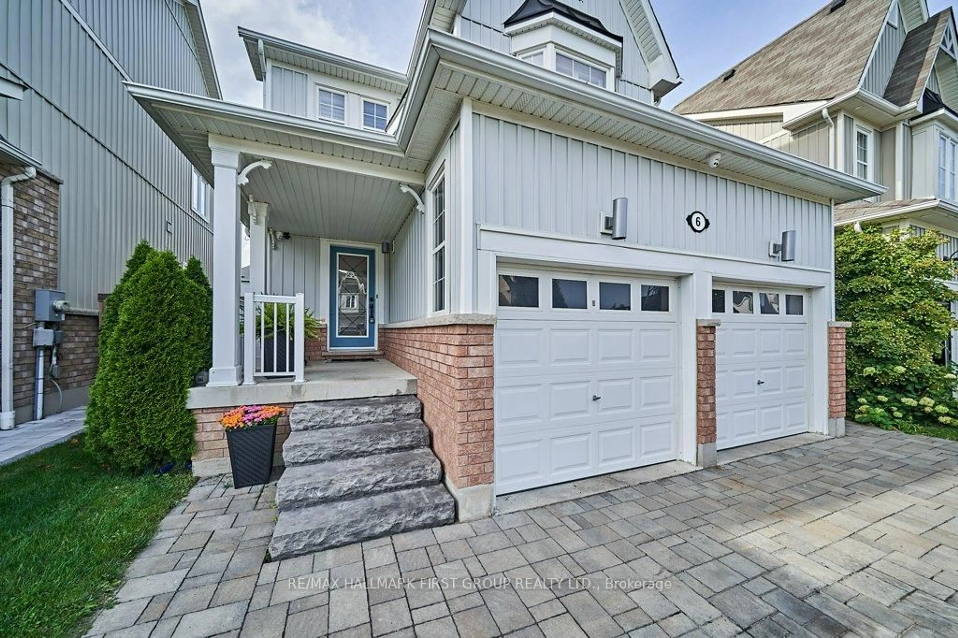 Home with brick exterior material, street for 6 Mildenhall Pl, Whitby Ontario L1M 0C9