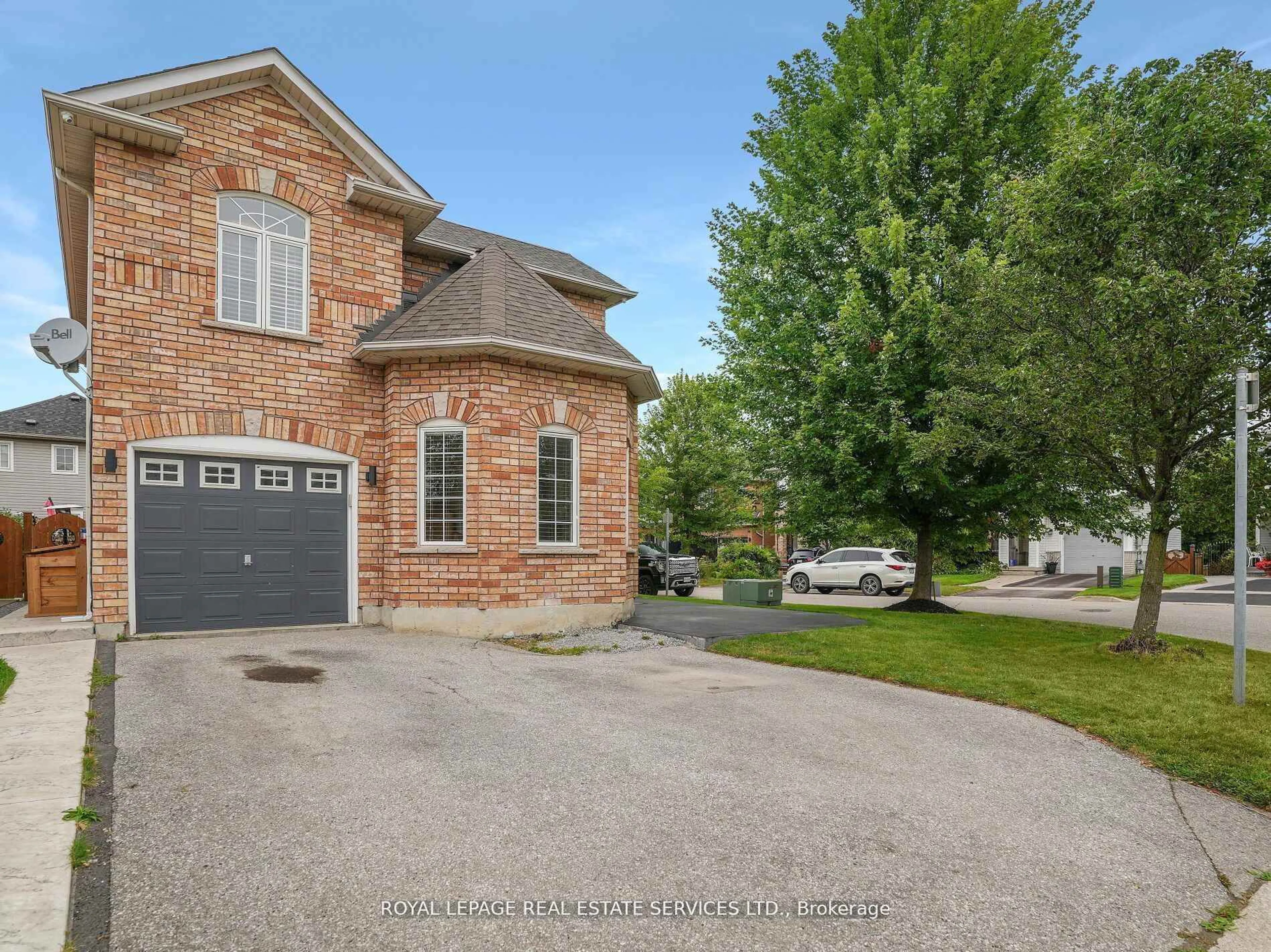 Home with brick exterior material, street for 16 Woolf Cres, Ajax Ontario L1S 7N5
