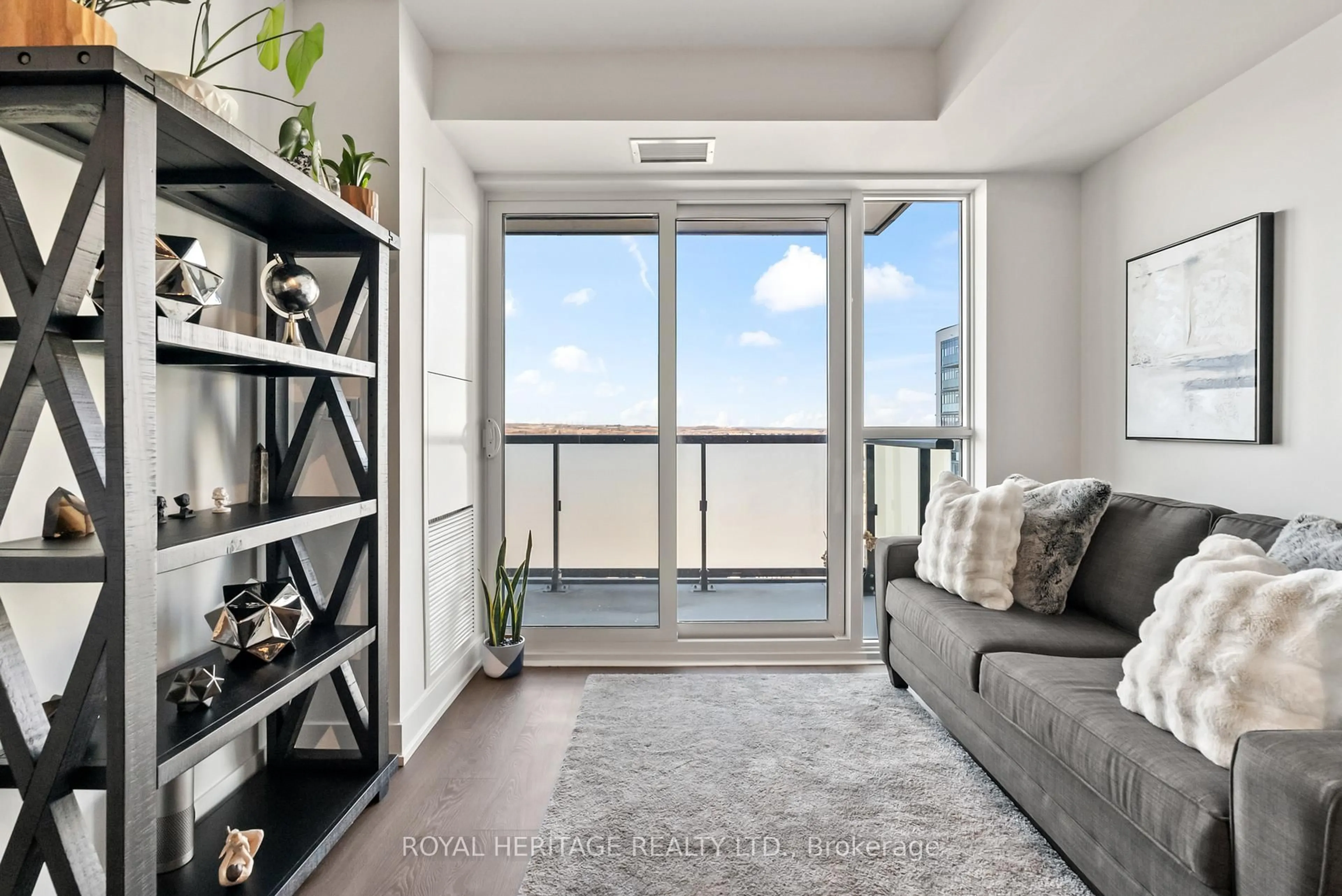 Living room with furniture, unknown for 2550 Simcoe St #2509, Oshawa Ontario L1L 0R5