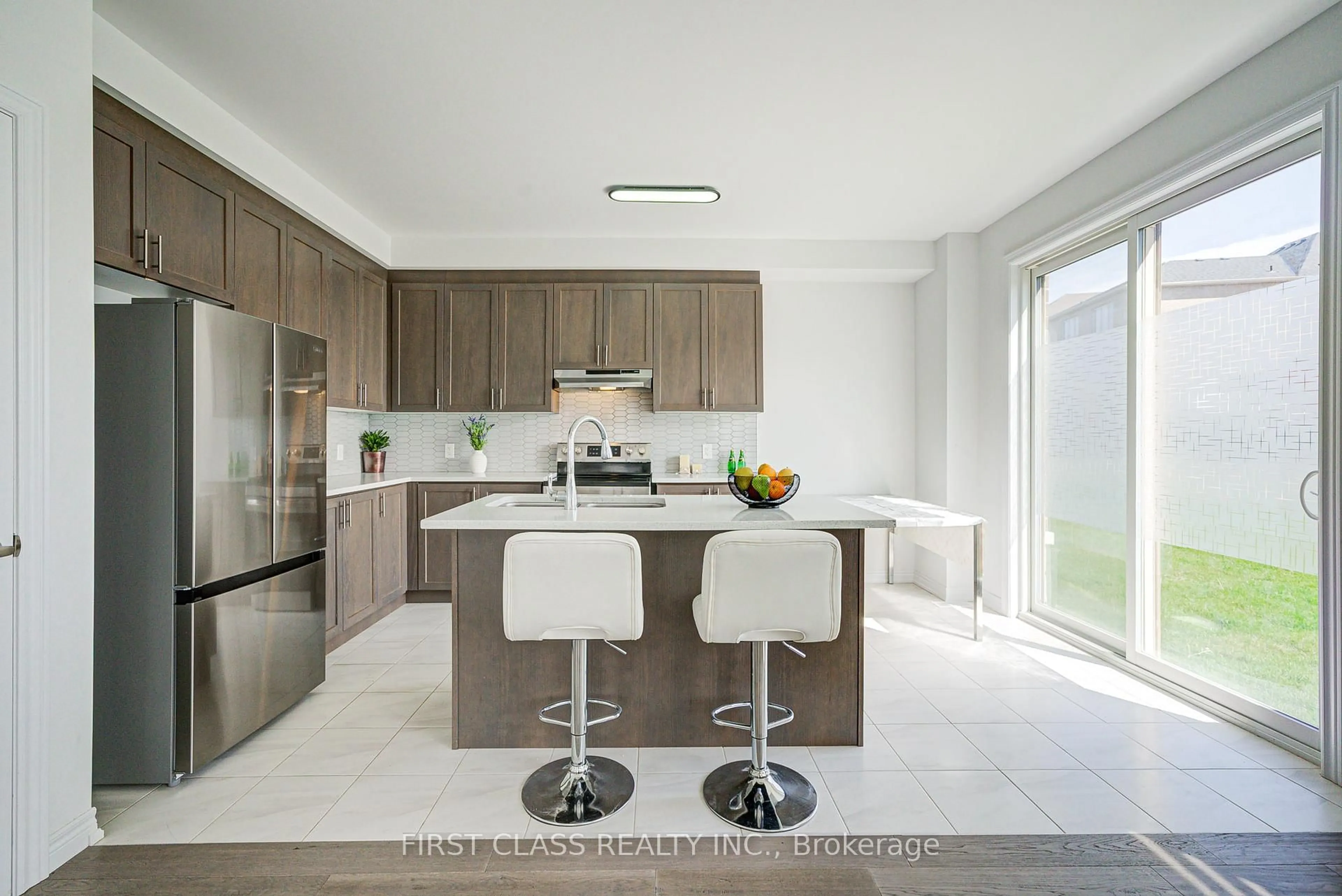 Contemporary kitchen, ceramic/tile floor for 2049 Chris Mason St, Oshawa Ontario L1H 7K5