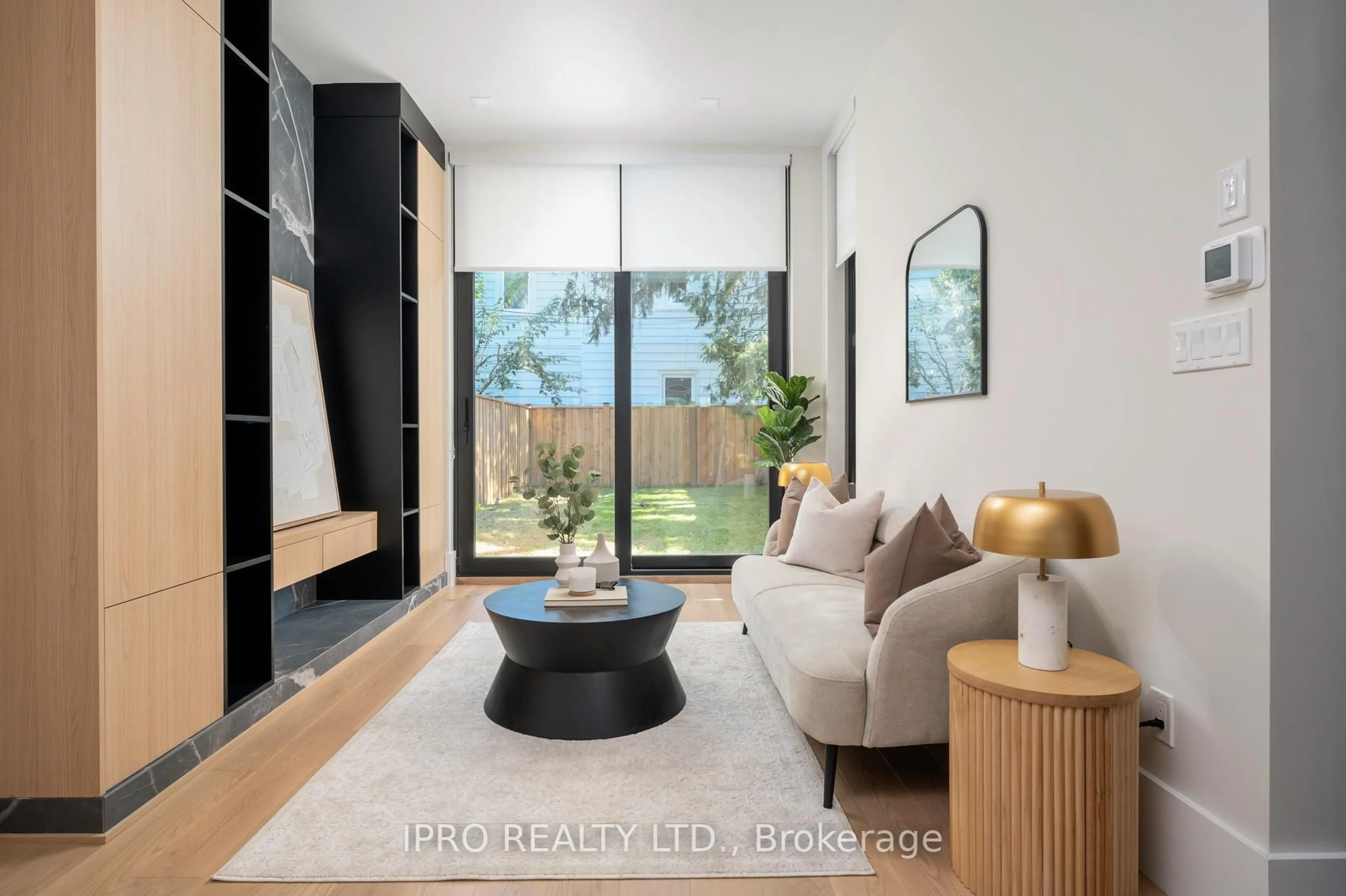 Living room with furniture, unknown for 951B Greenwood Ave, Toronto Ontario M4J 4C6