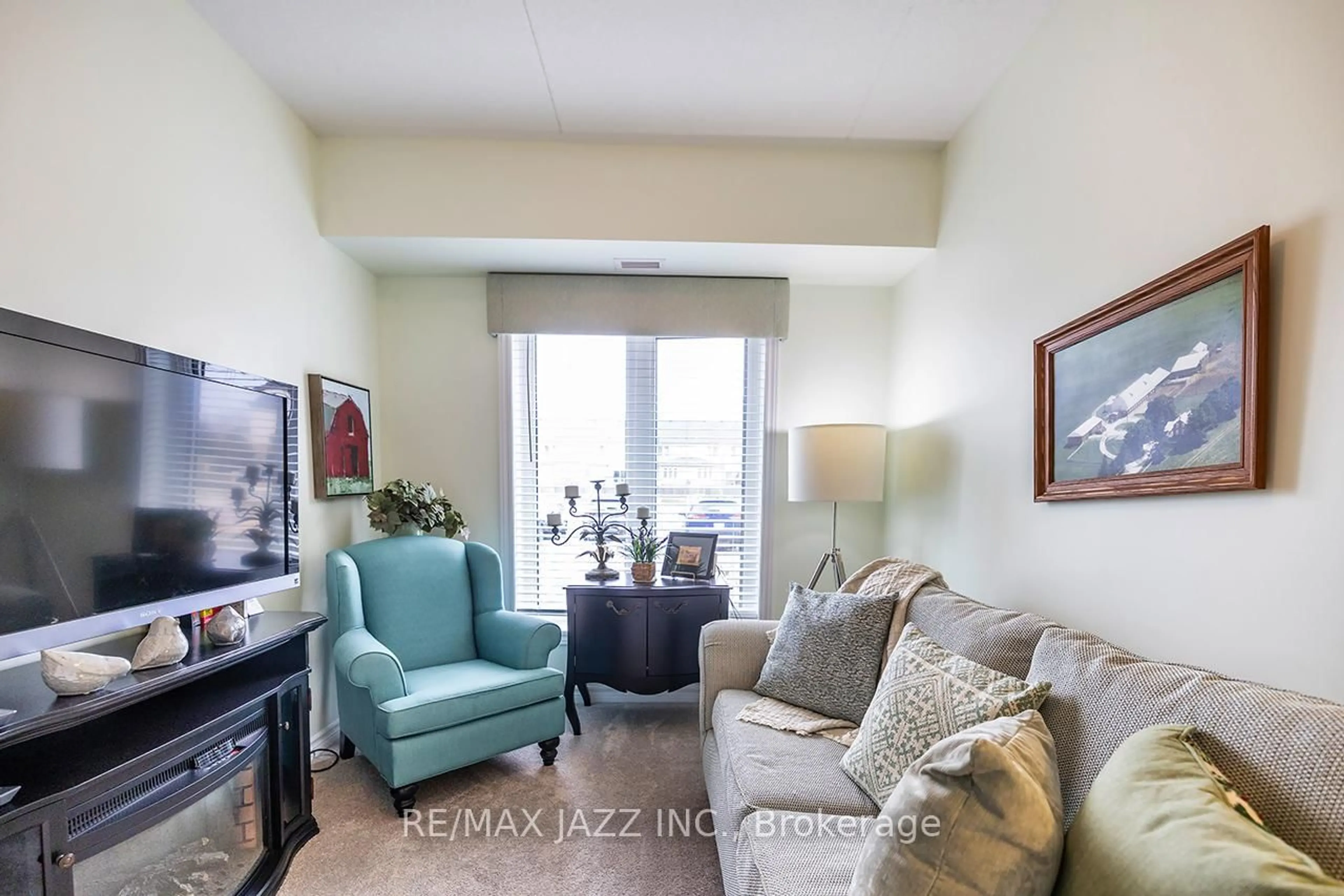 Living room with furniture, unknown for 290 Liberty St #103, Clarington Ontario L1C 0H3