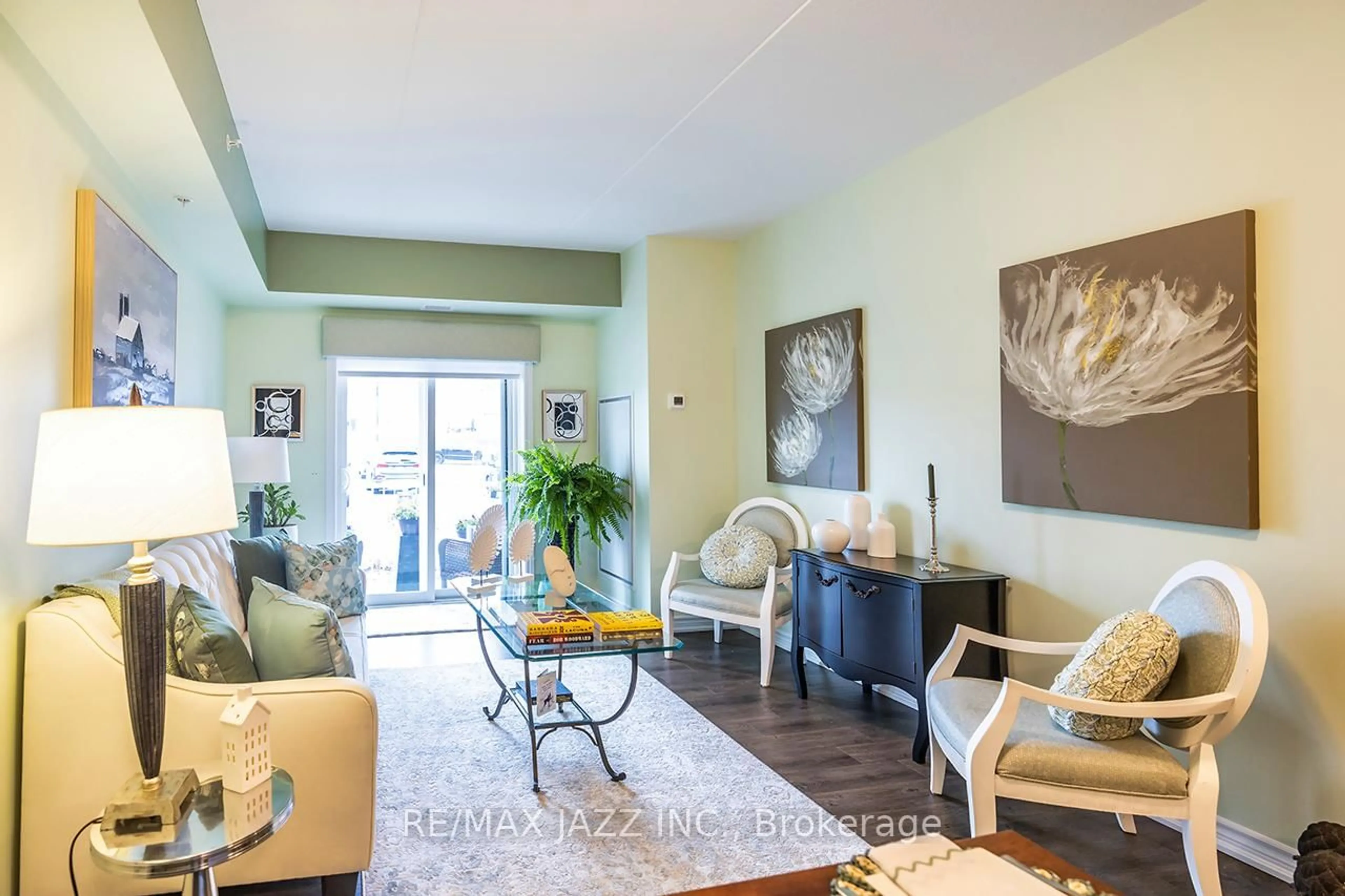 Living room with furniture, unknown for 290 Liberty St #103, Clarington Ontario L1C 0H3