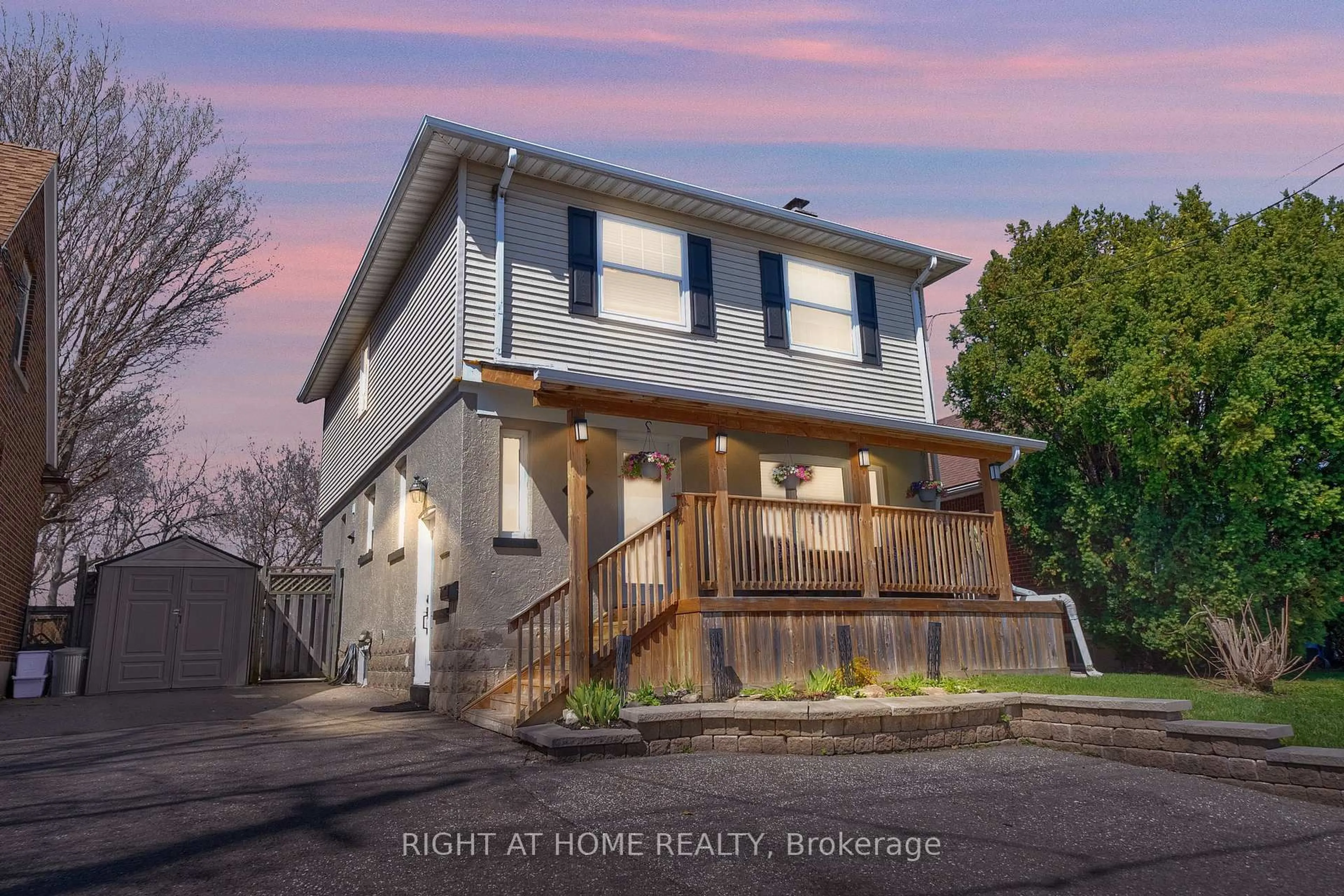 Home with vinyl exterior material, street for 244 Oshawa Blvd, Oshawa Ontario L1G 5S9