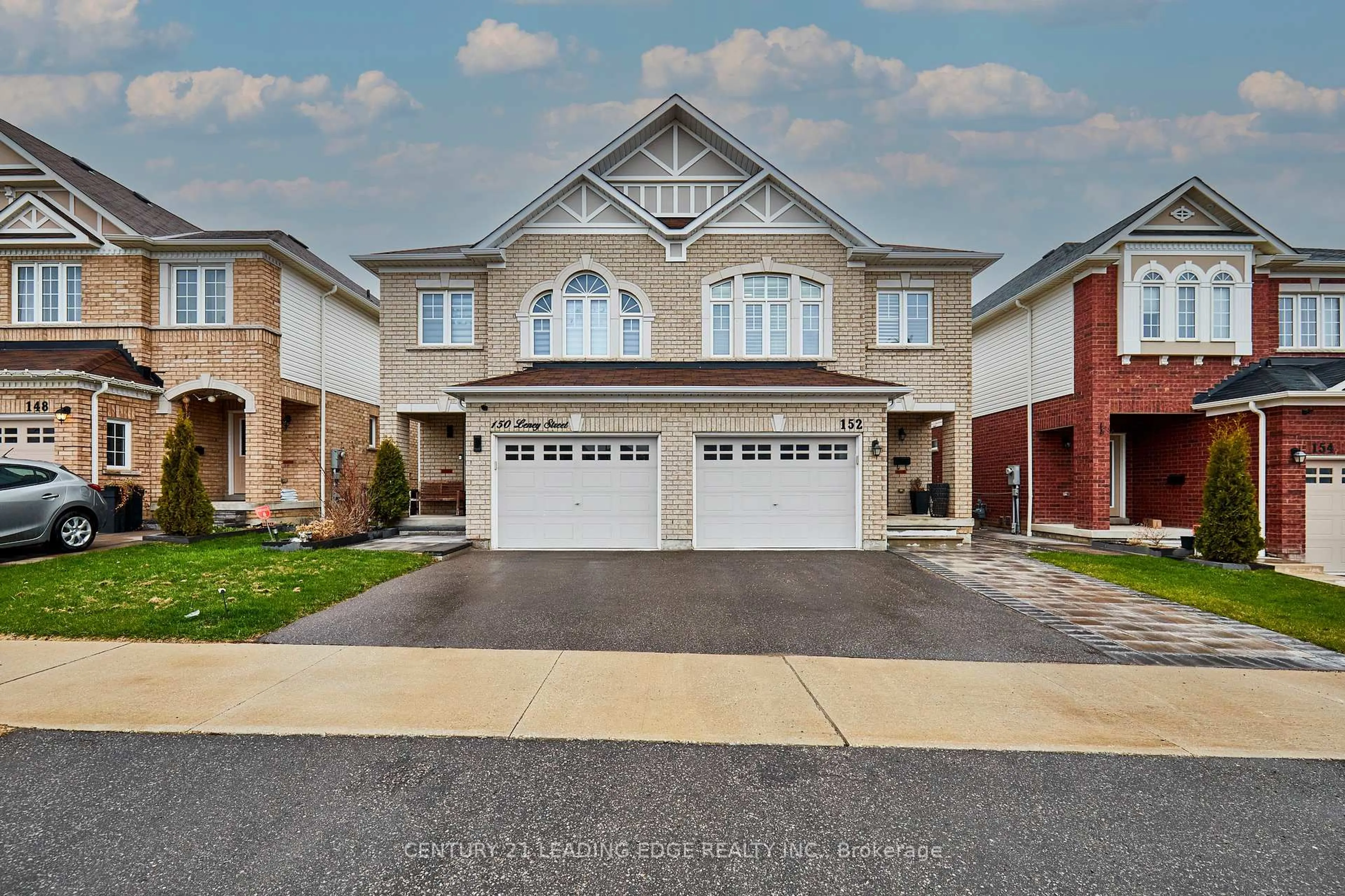 Home with brick exterior material, street for 152 Leney St, Ajax Ontario L1Z 0T6