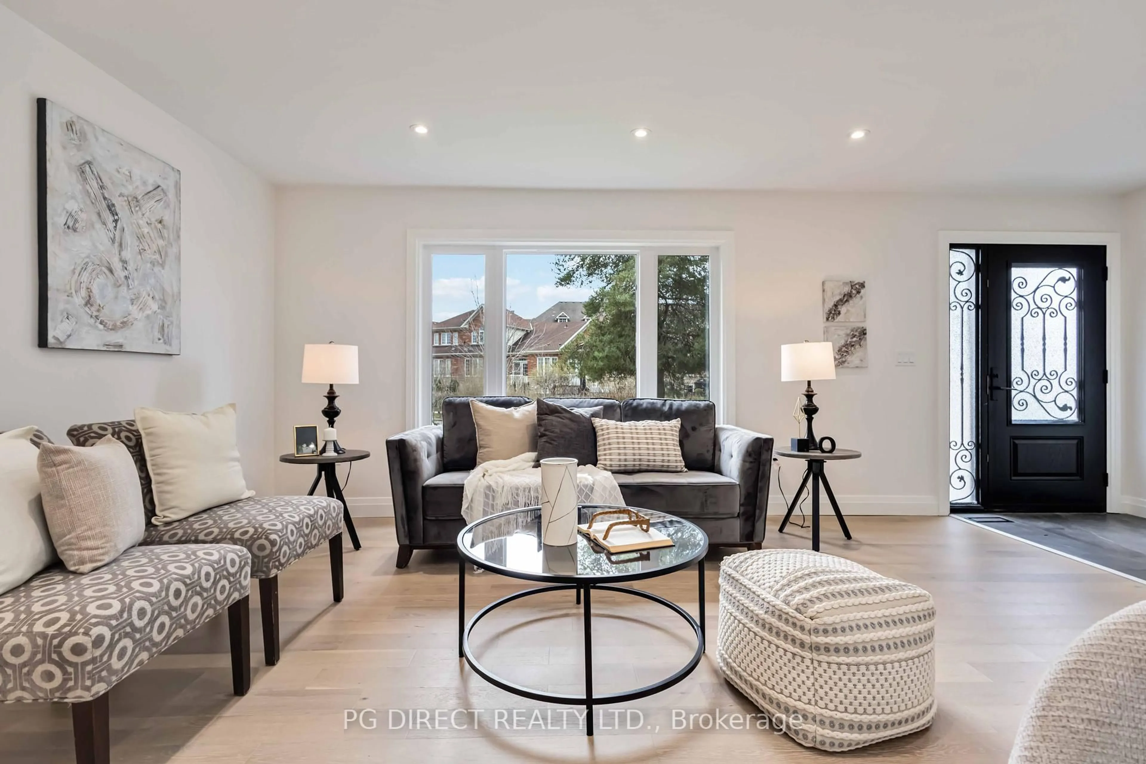 Living room with furniture, unknown for 14 Heber Down Cres, Whitby Ontario L1M 1A8