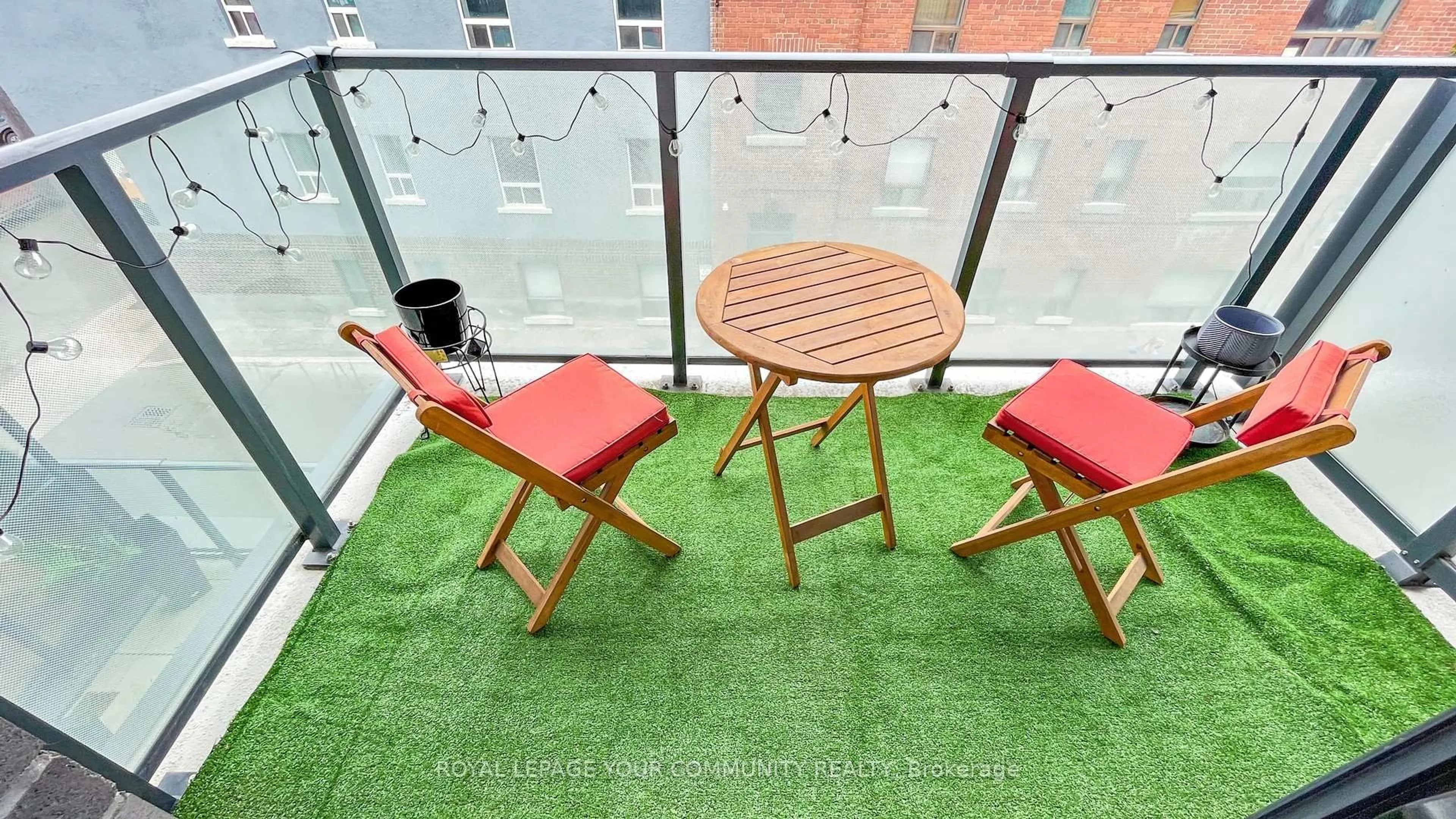 Balcony in the apartment, unknown for 1888 Queen St #307, Toronto Ontario M4L 1H3