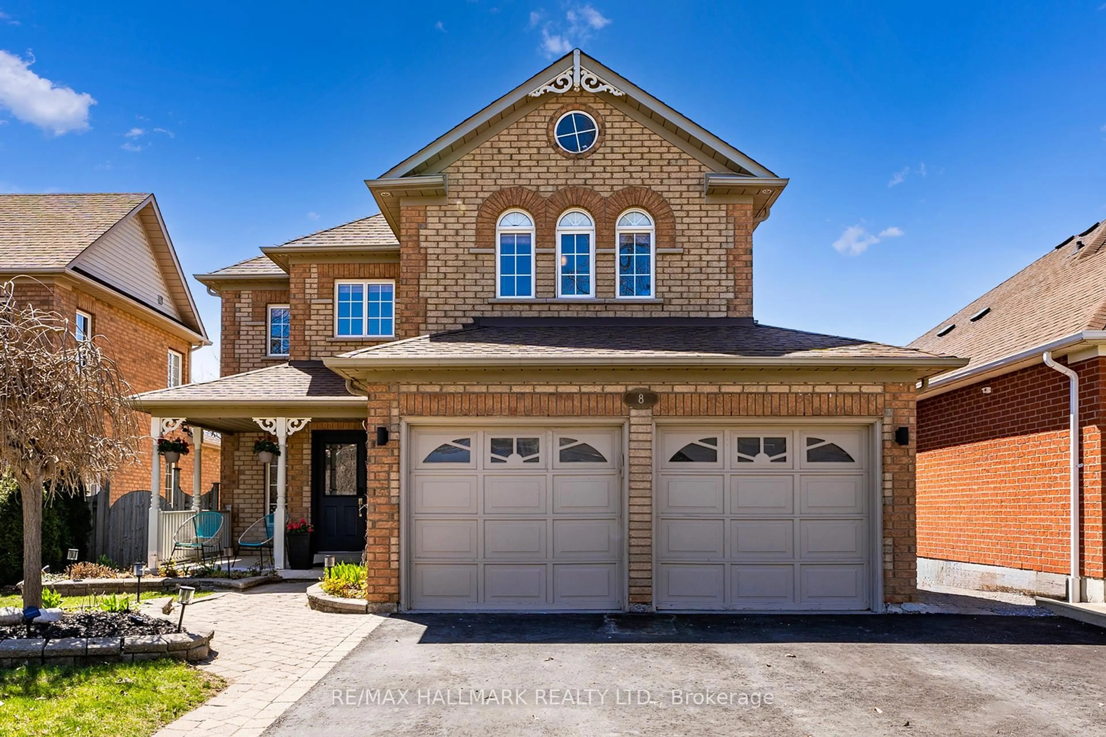 Home with brick exterior material, street for 8 Arnold Cres, Whitby Ontario L1M 1J1
