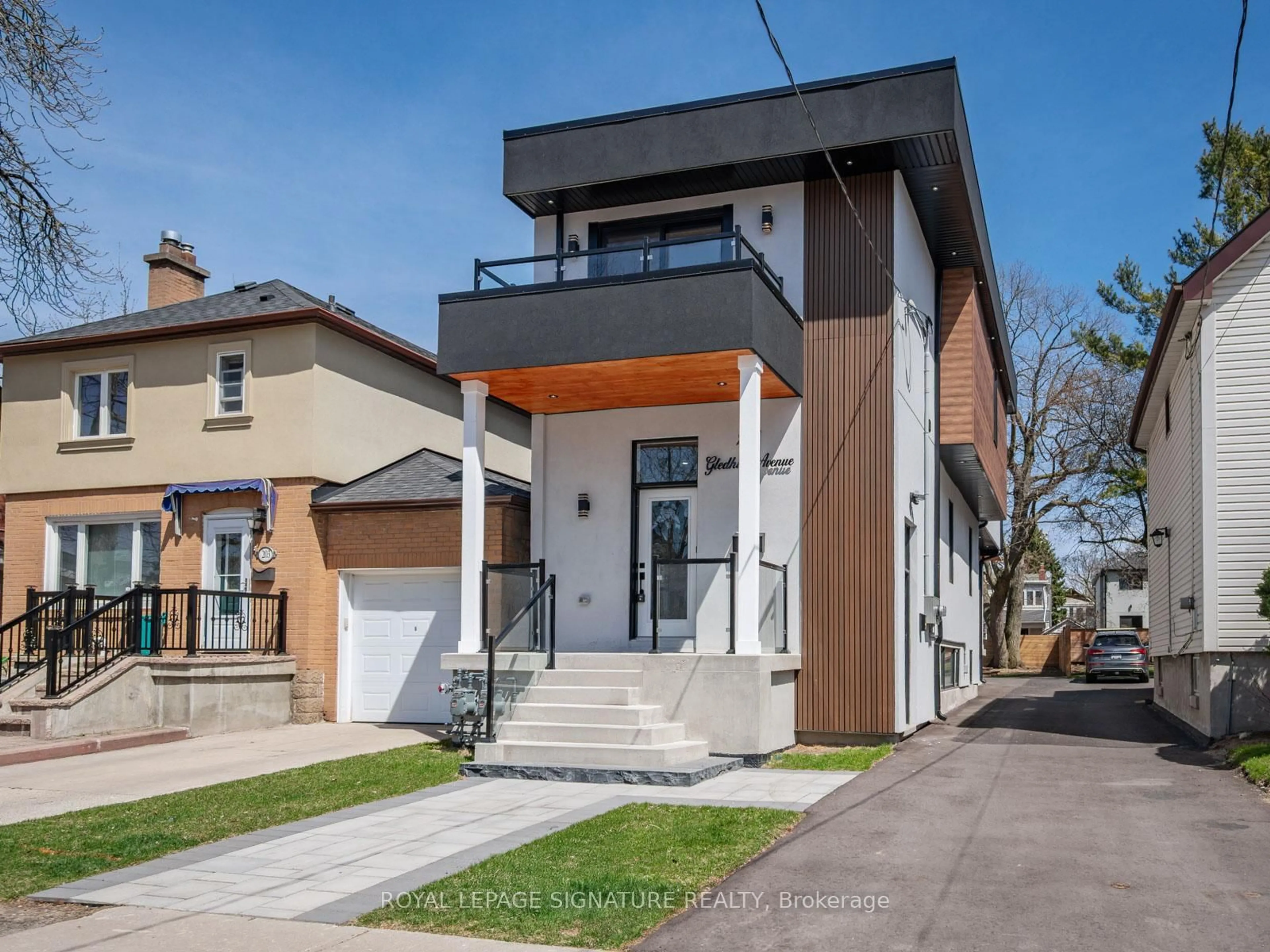 Home with brick exterior material, street for 201 Gledhill Ave, Toronto Ontario M4C 5K9