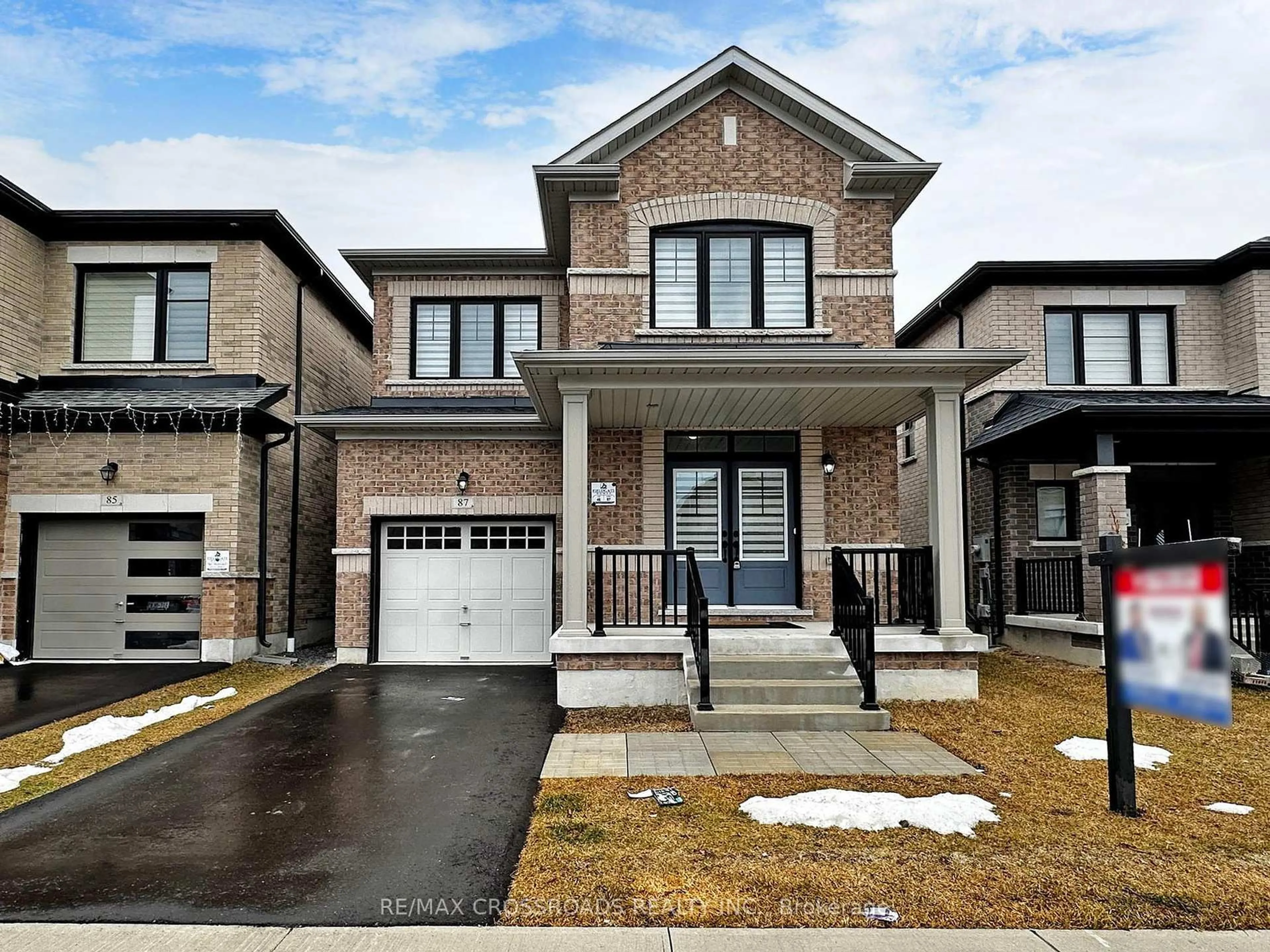 Home with brick exterior material, street for 87 Conarty Cres, Whitby Ontario L1P 2A9