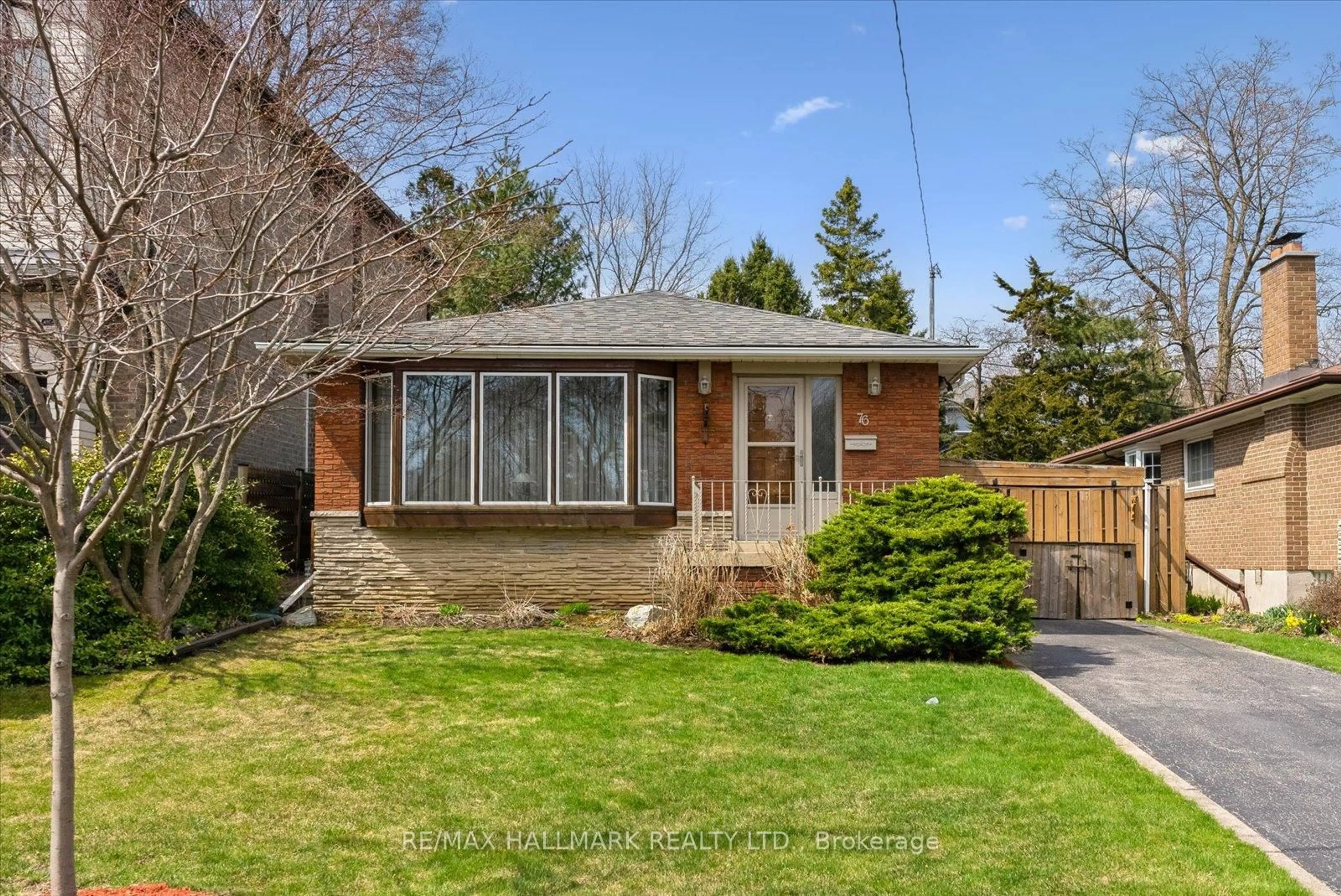 Home with brick exterior material, street for 76 Eastville Ave, Toronto Ontario M1M 2N9