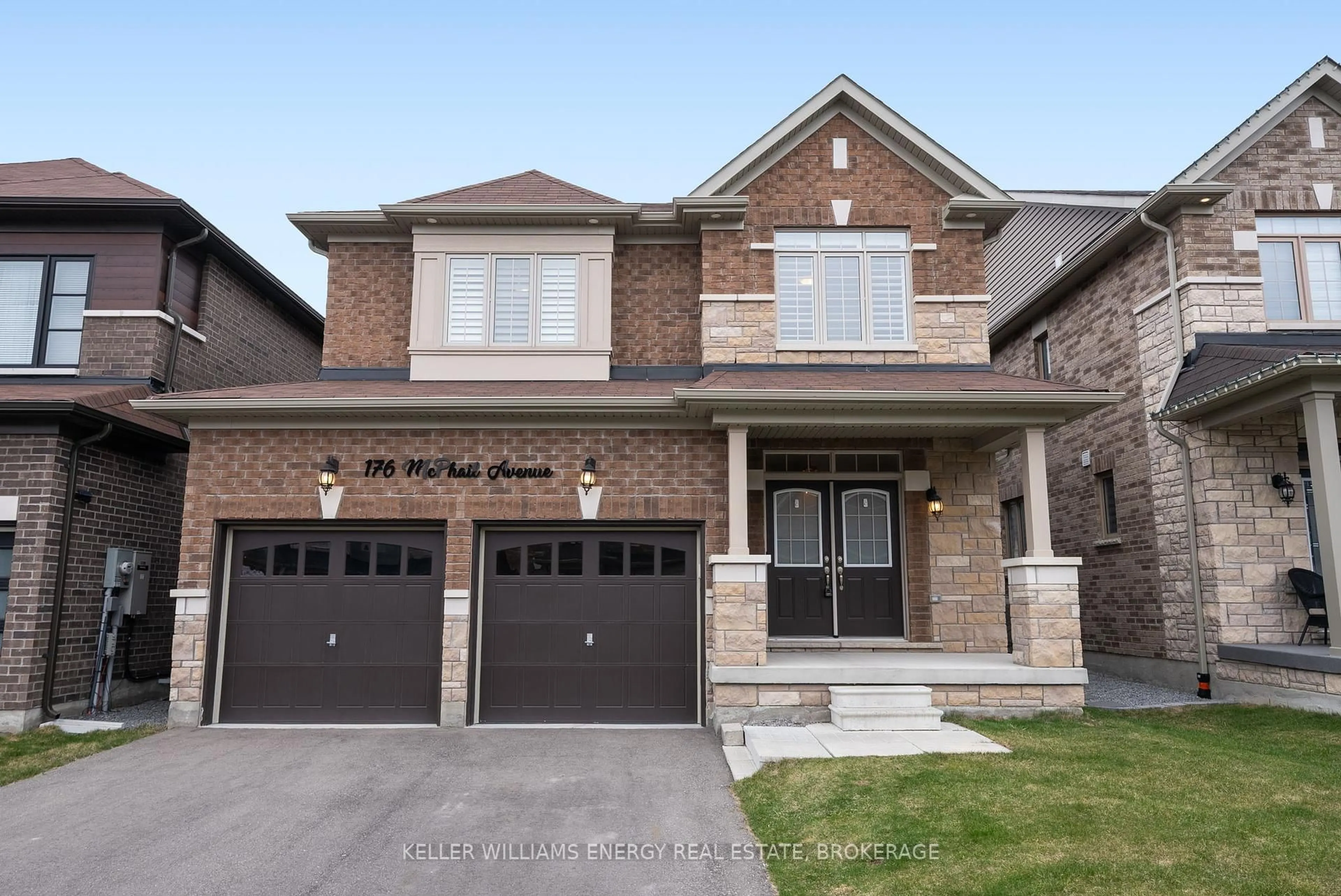 Home with brick exterior material, street for 176 Mcphail Ave, Clarington Ontario L1C 7H1