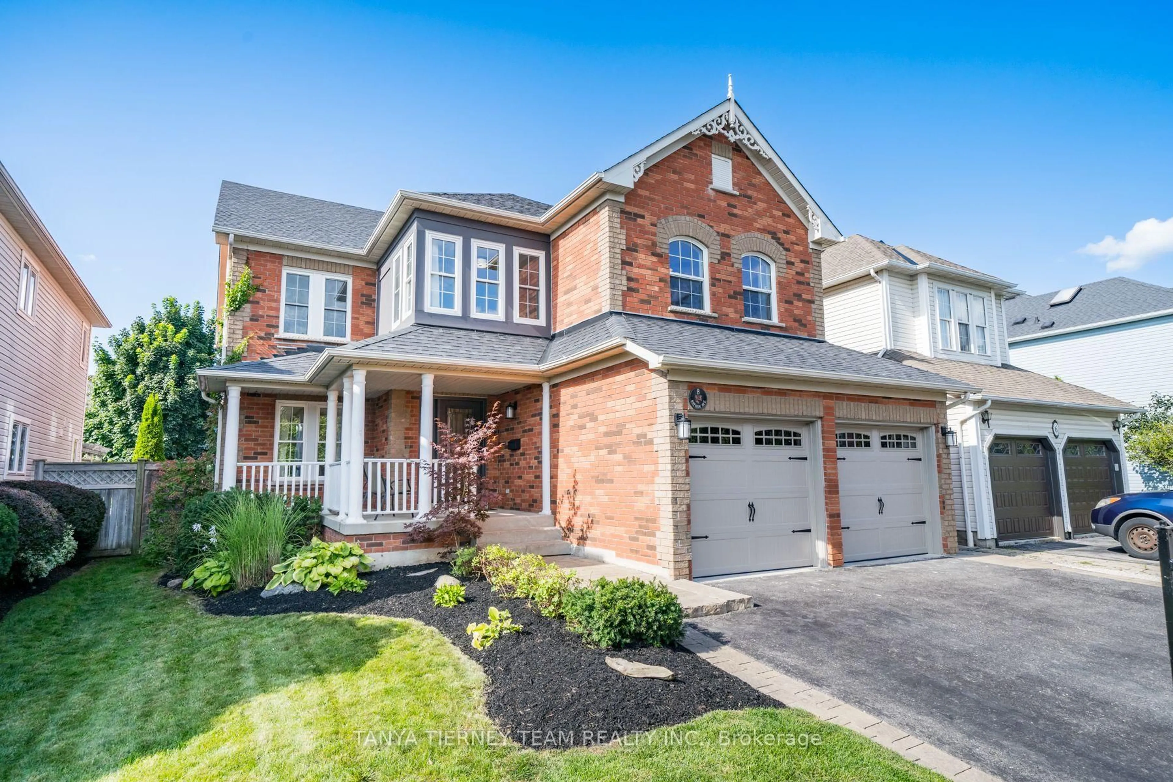 Home with brick exterior material, street for 8 Nathan Ave, Whitby Ontario L1M 1J3