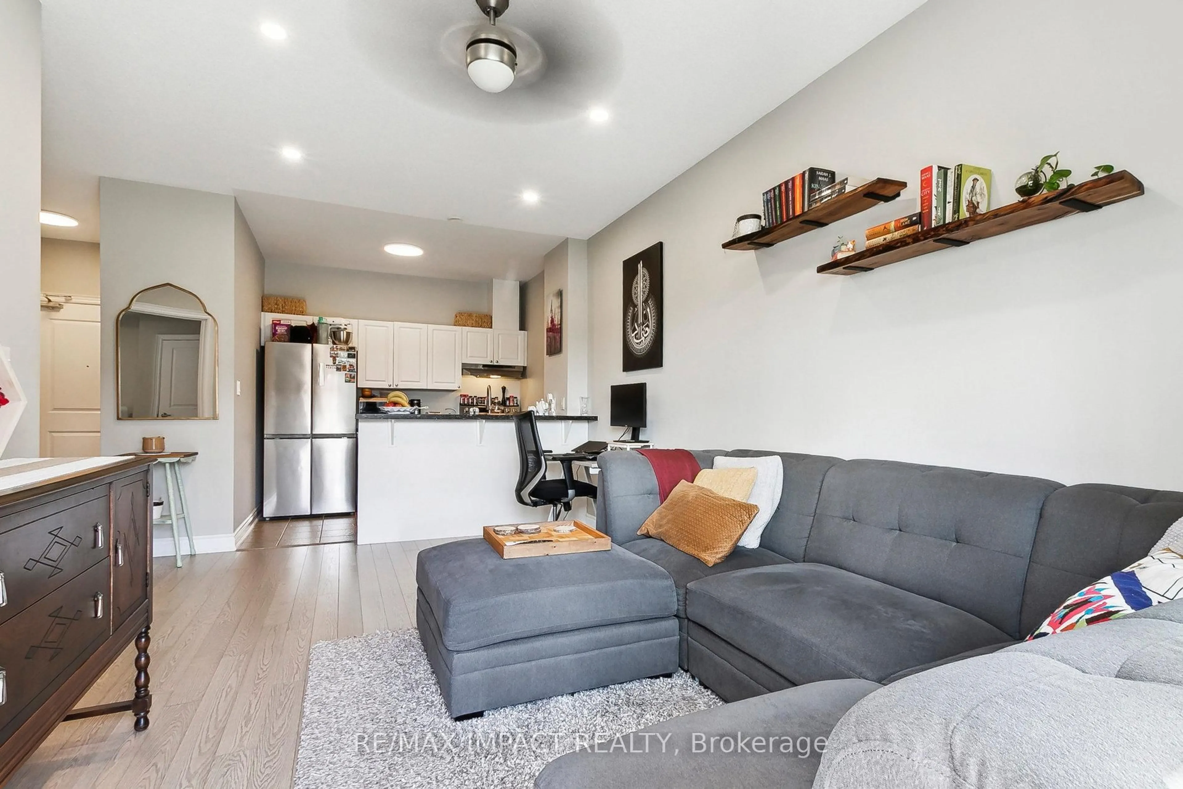 Living room with furniture, unknown for 1 Sidney Lane #L-05, Clarington Ontario L1C 0N5