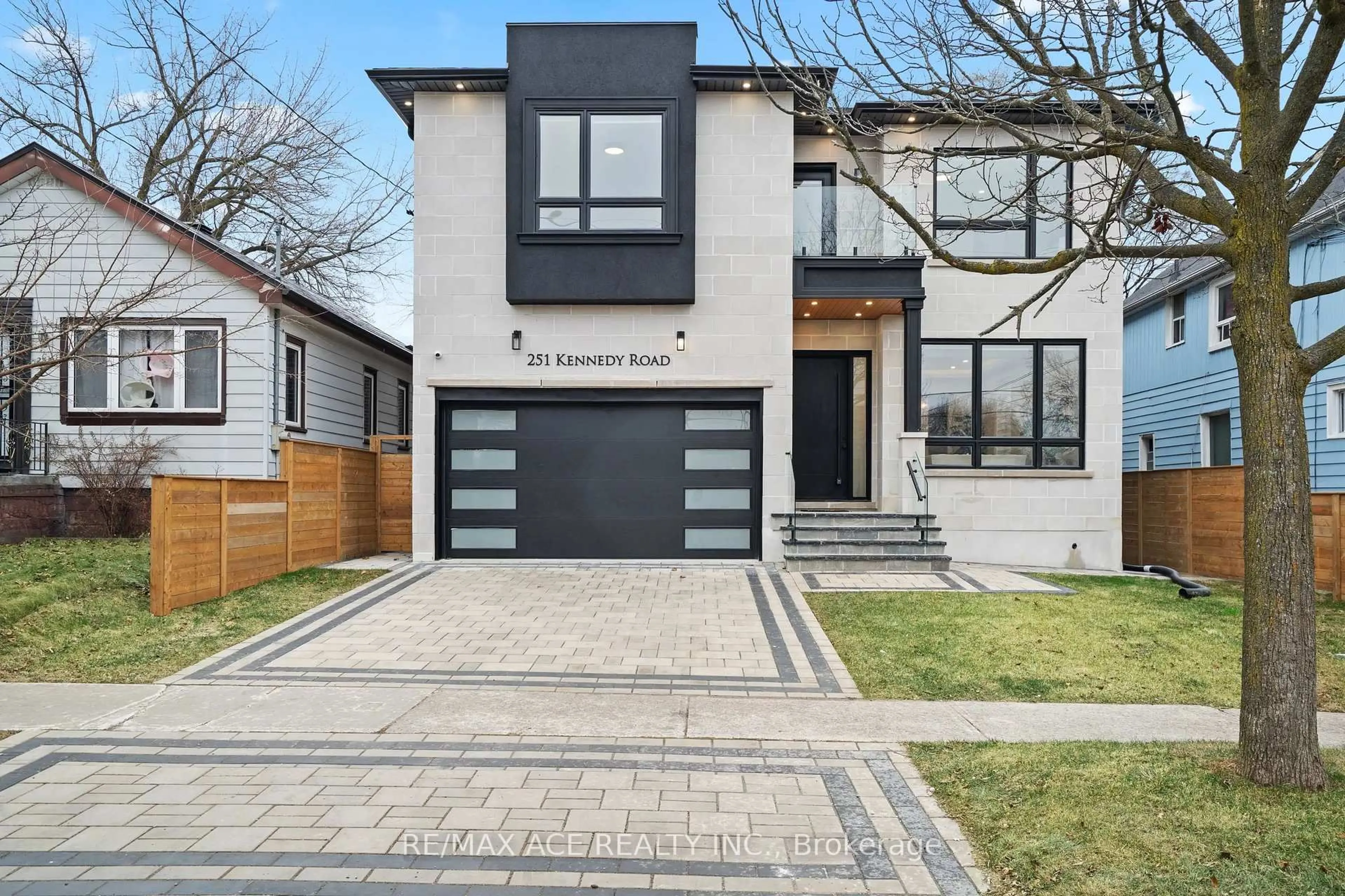 Home with brick exterior material, street for 251 Kennedy Rd, Toronto Ontario M1N 3P4