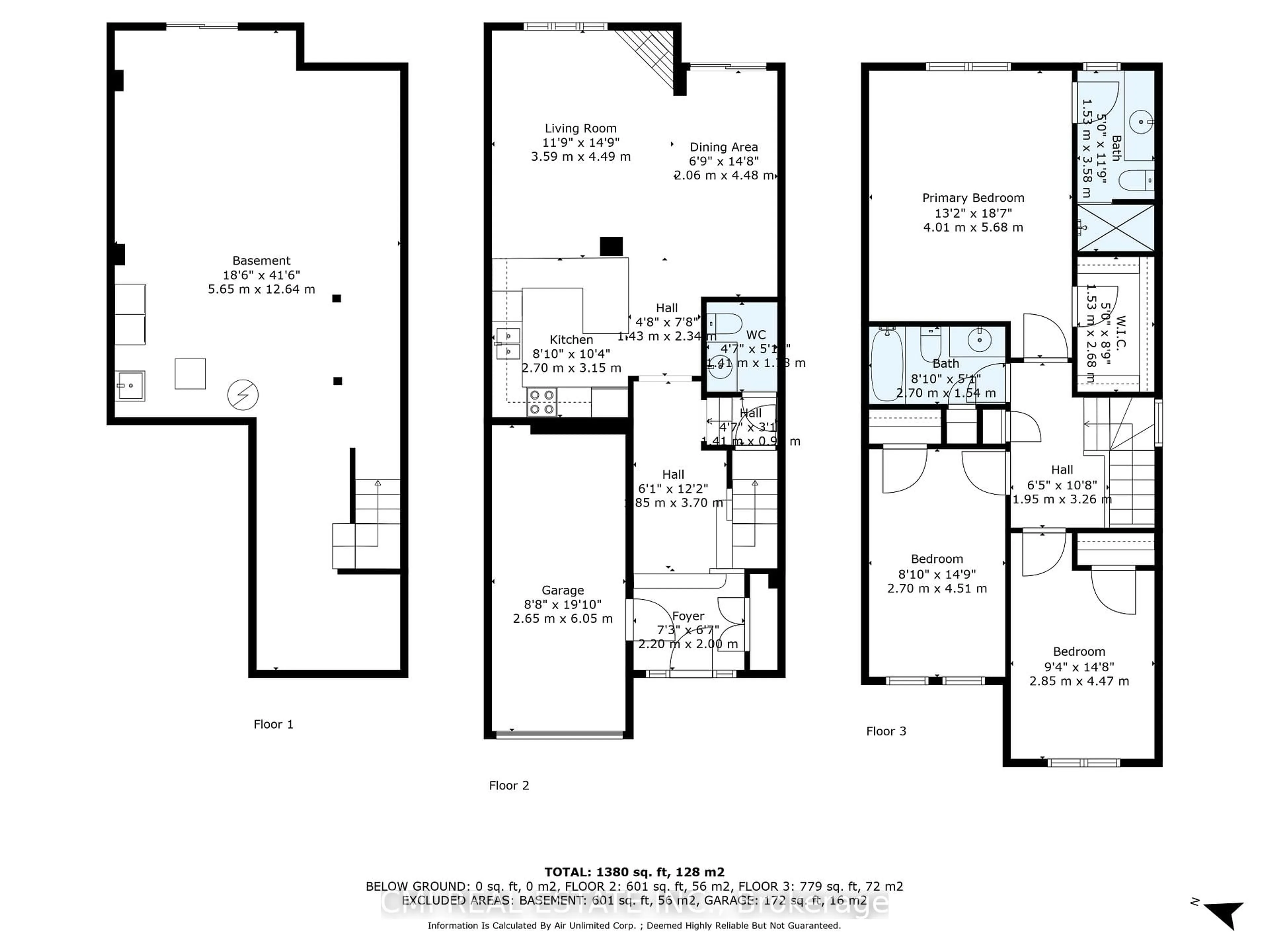 Floor plan for 9 Tempo Way, Whitby Ontario L1M 1B3