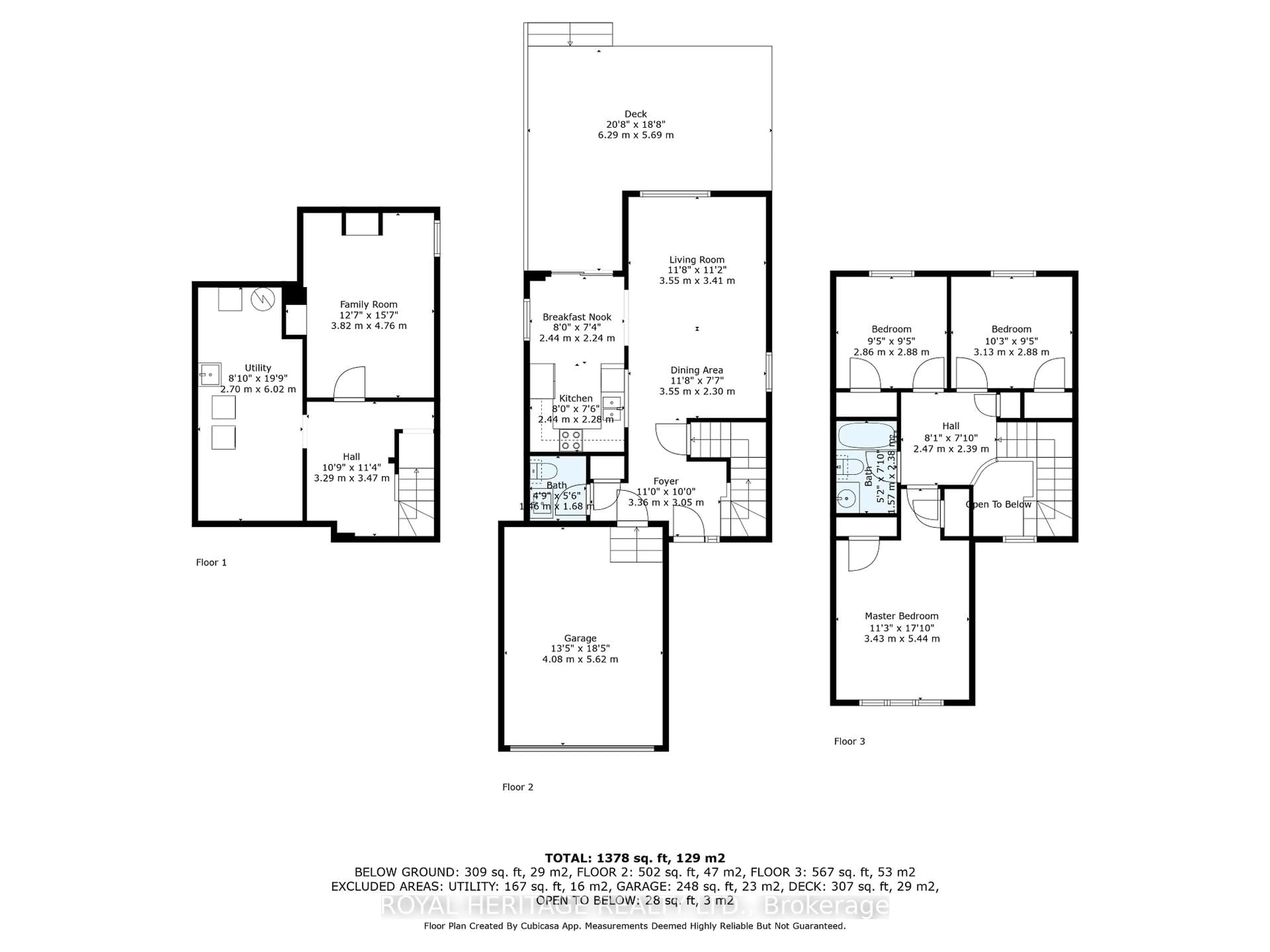 Floor plan for 68 Brookhouse Dr, Clarington Ontario L1B 1N8
