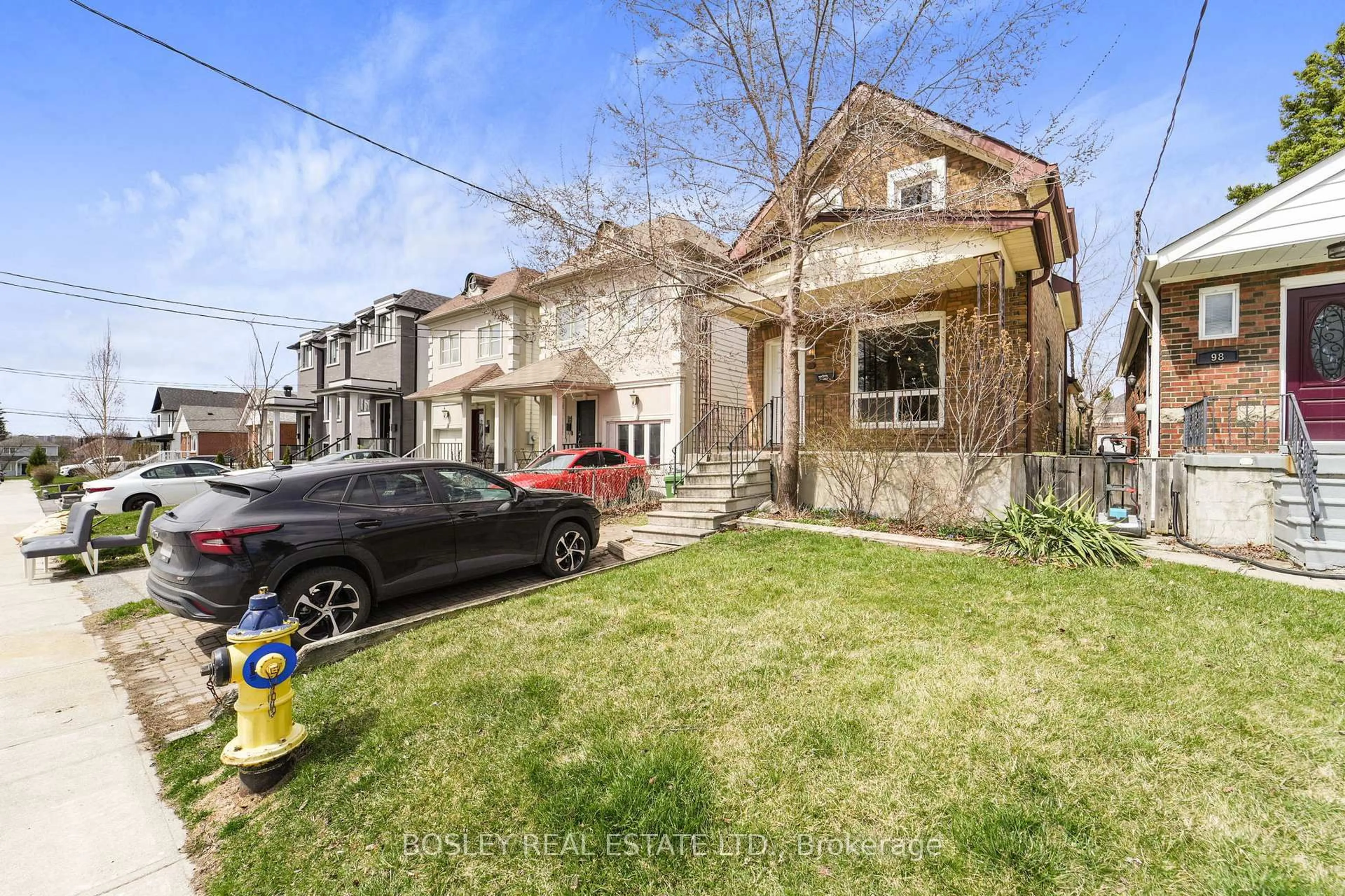 Home with brick exterior material, street for 96 Furnival Rd, Toronto Ontario M4B 1W5