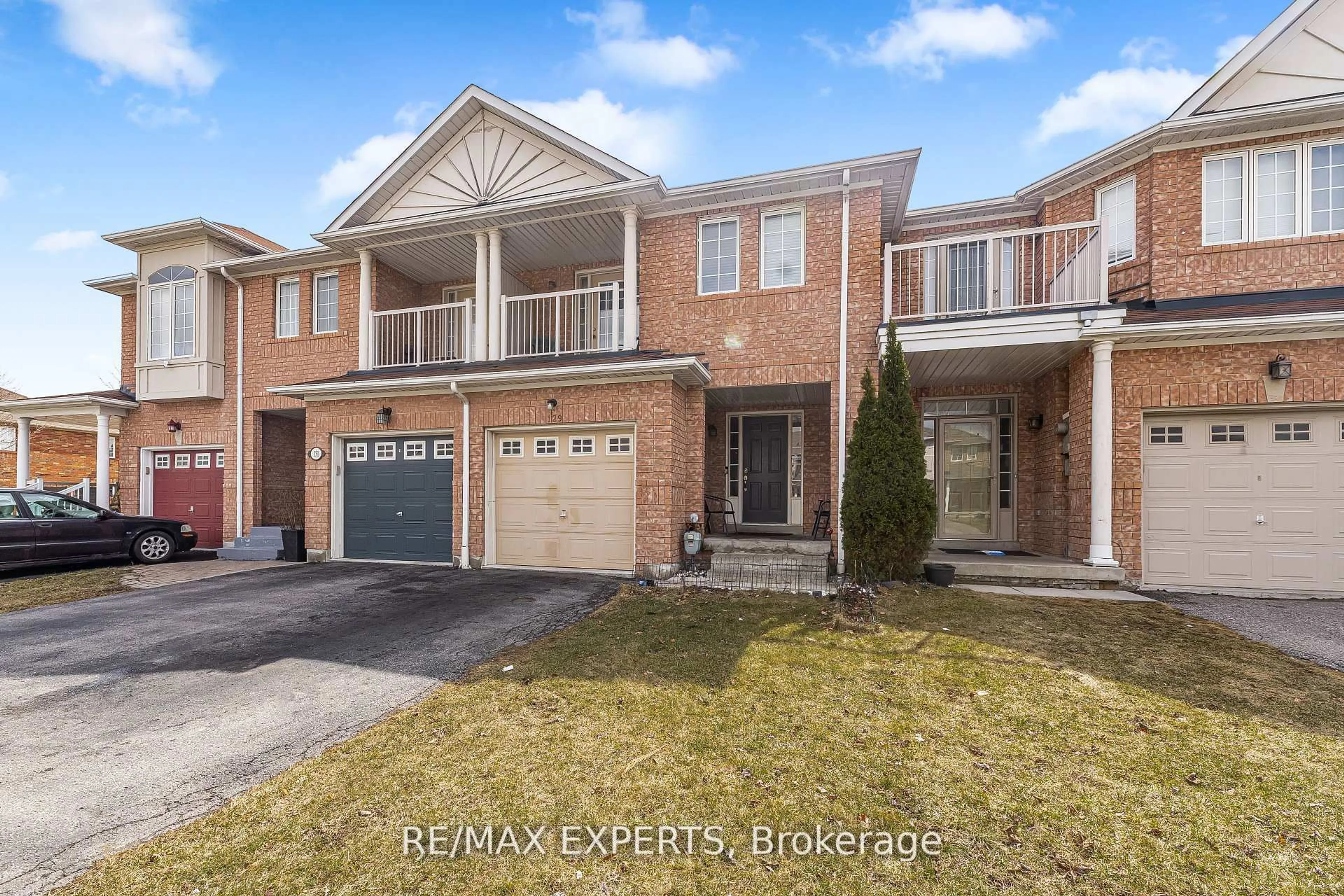 Home with brick exterior material, street for 129 Angier Cres, Ajax Ontario L1S 7R5