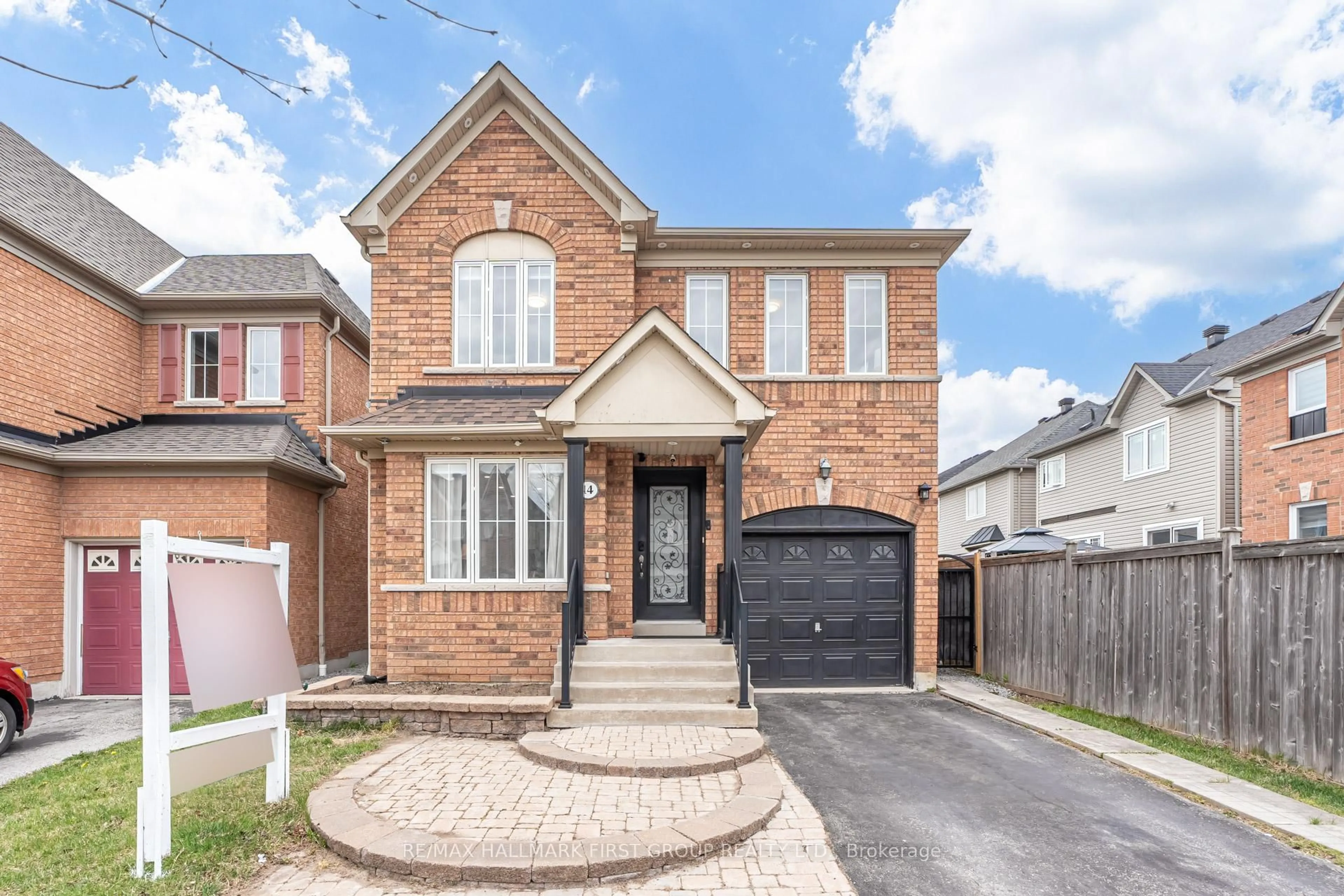 Home with brick exterior material, street for 14 Marriner Cres, Ajax Ontario L1Z 1Y9