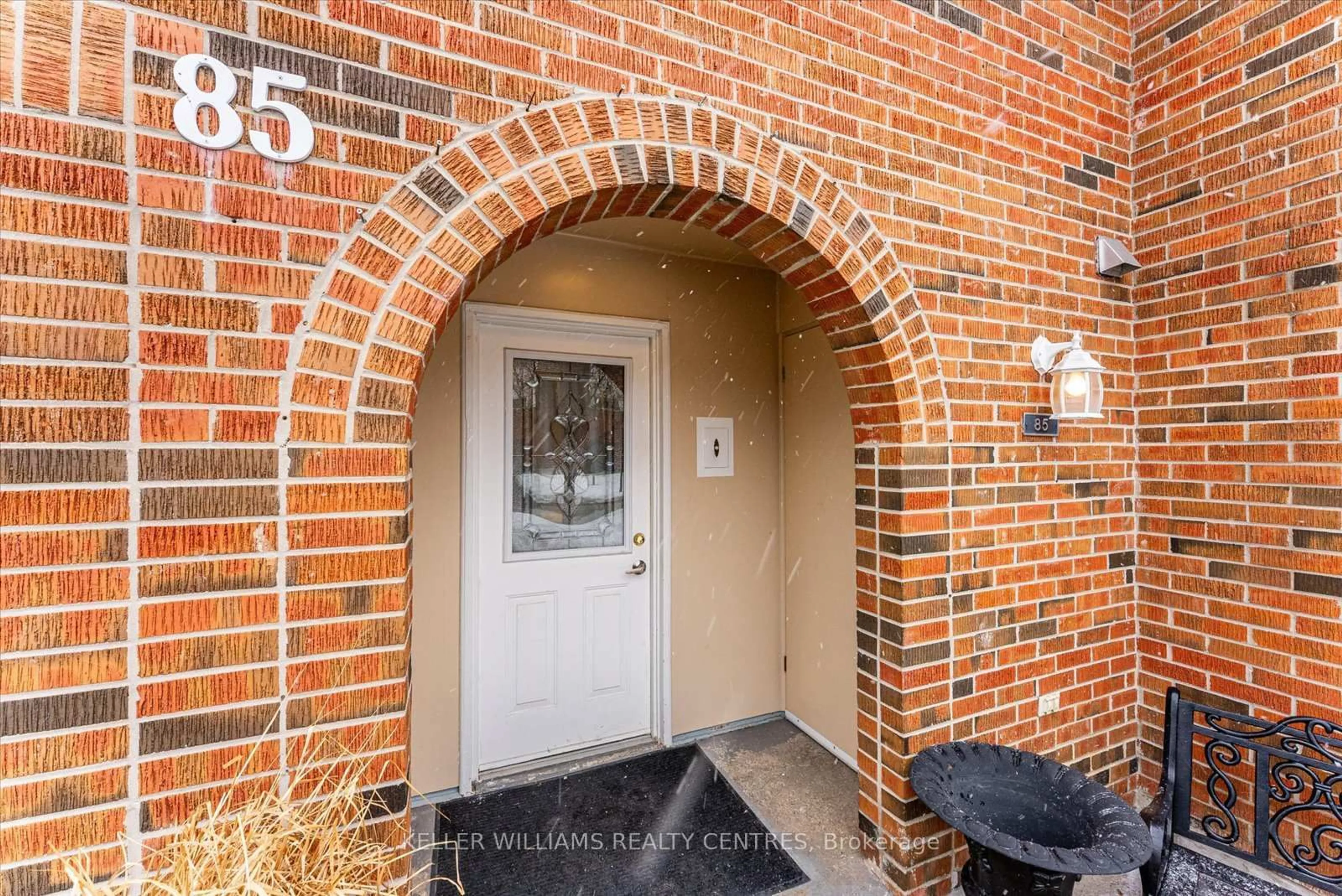 Home with brick exterior material, street for 85 Deacon Lane #85, Ajax Ontario L1S 2T4